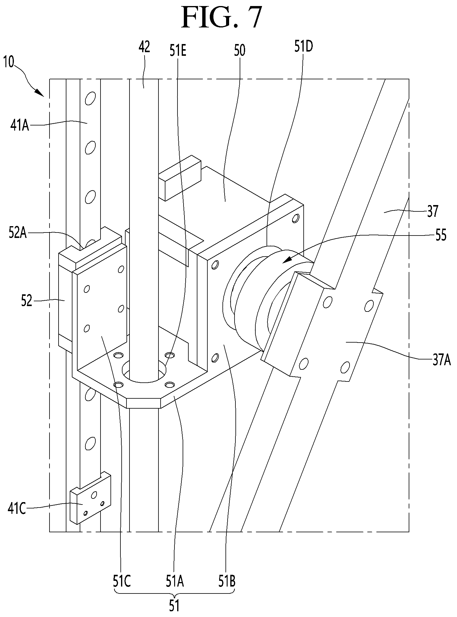 Patent US12098497 Figure 8 – Clothing treatment apparatus
