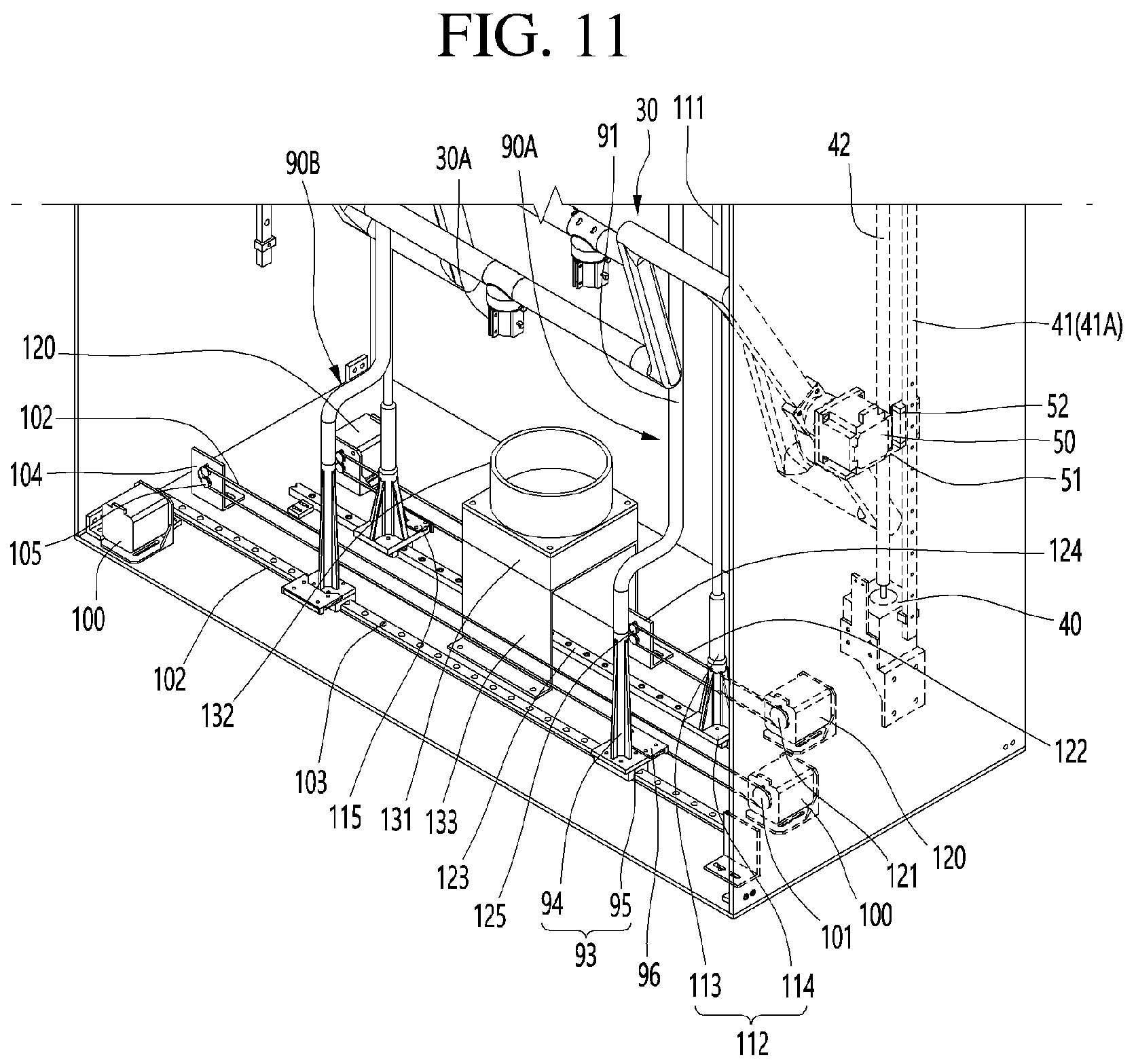 Patent US12098497 Figure 12 – Clothing treatment apparatus