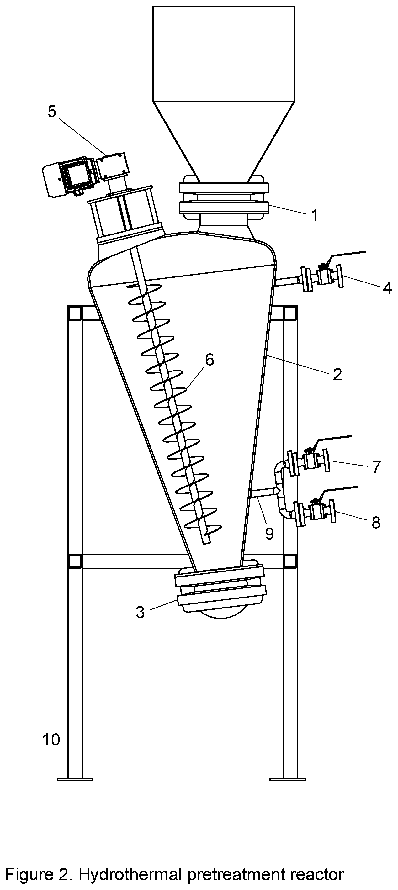 Patent US12098504 Figure 2 – Methods and devices for processing lignocellulosic biomass using mechanical pretreatment to enhance feedstock hydration properties