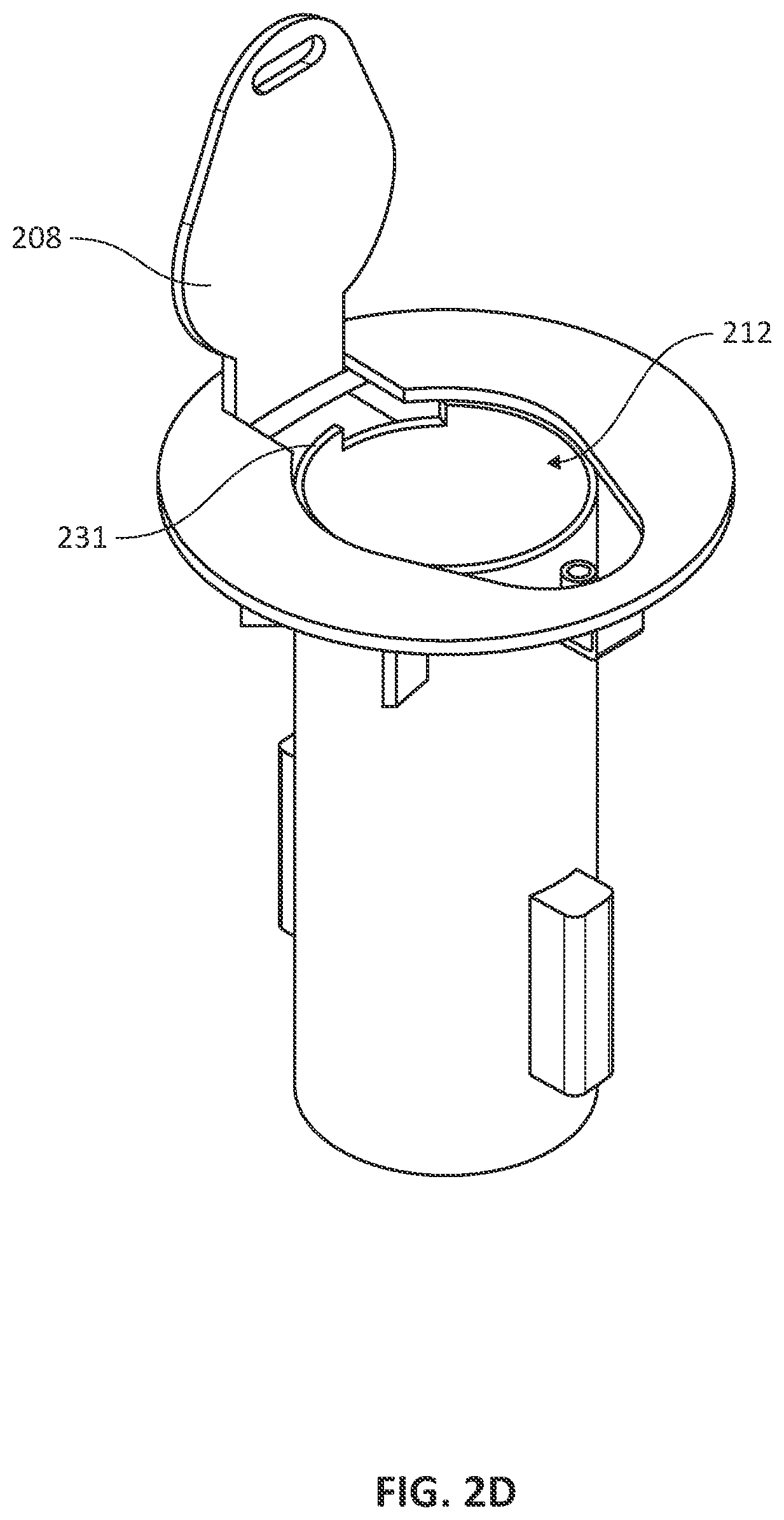 Patent US12098511 Figure 5 – Bollard sleeve with removable or replaceable lid