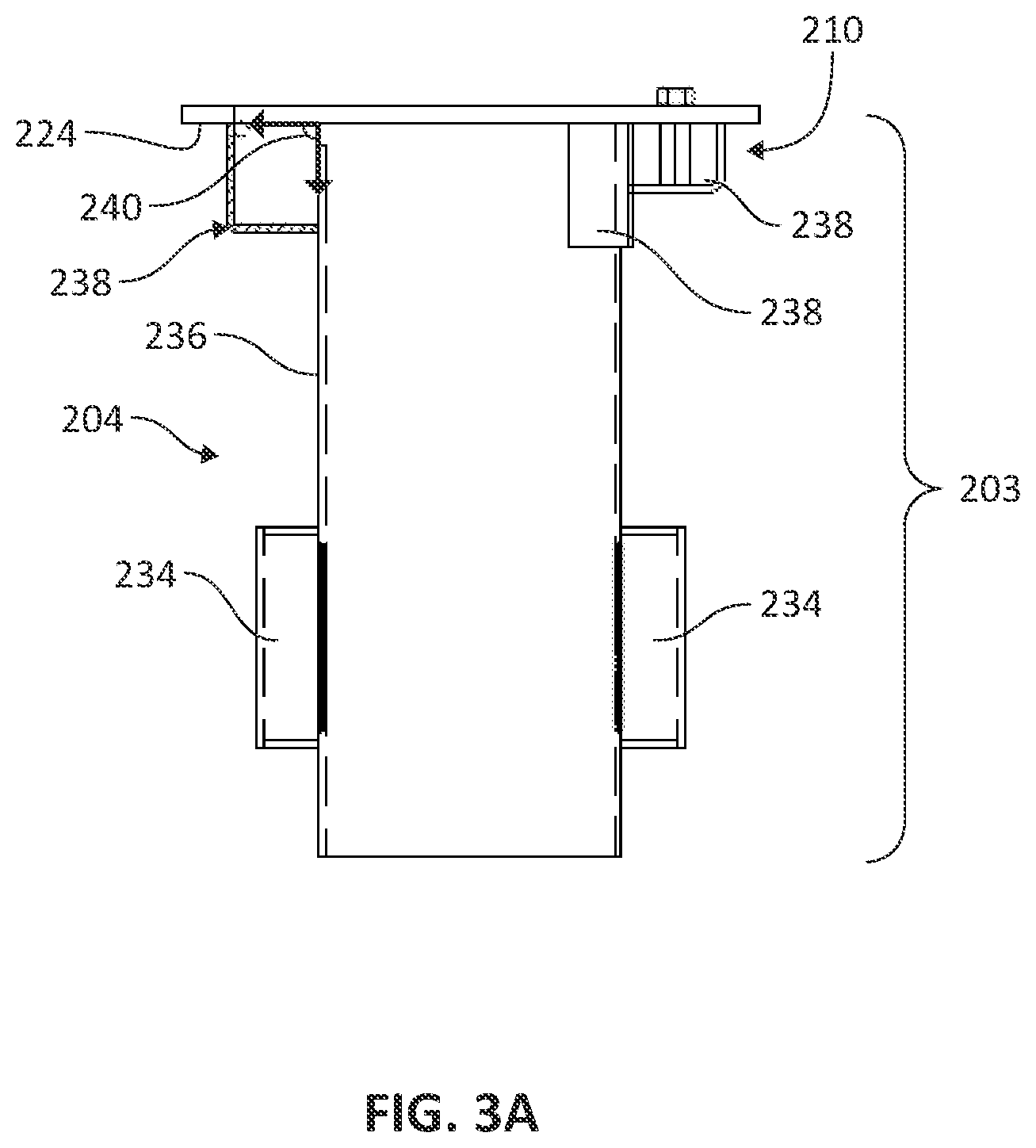 Patent US12098511 Figure 6 – Bollard sleeve with removable or replaceable lid