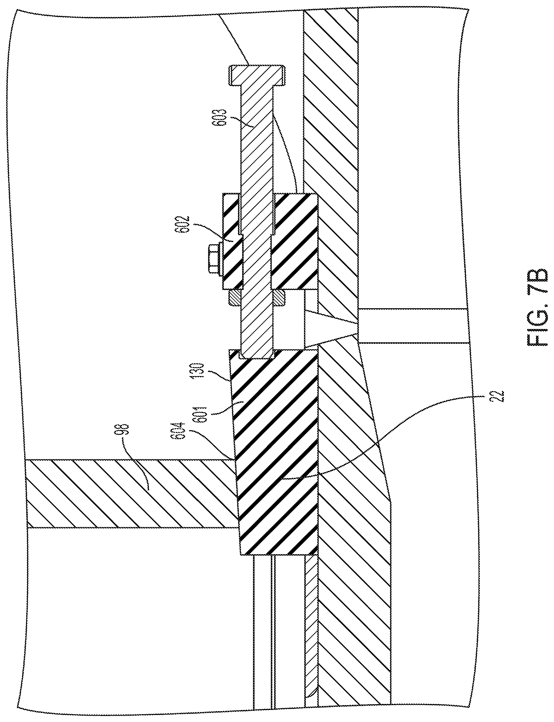 Patent US12098514 Figure 8 – Support system for hoist system