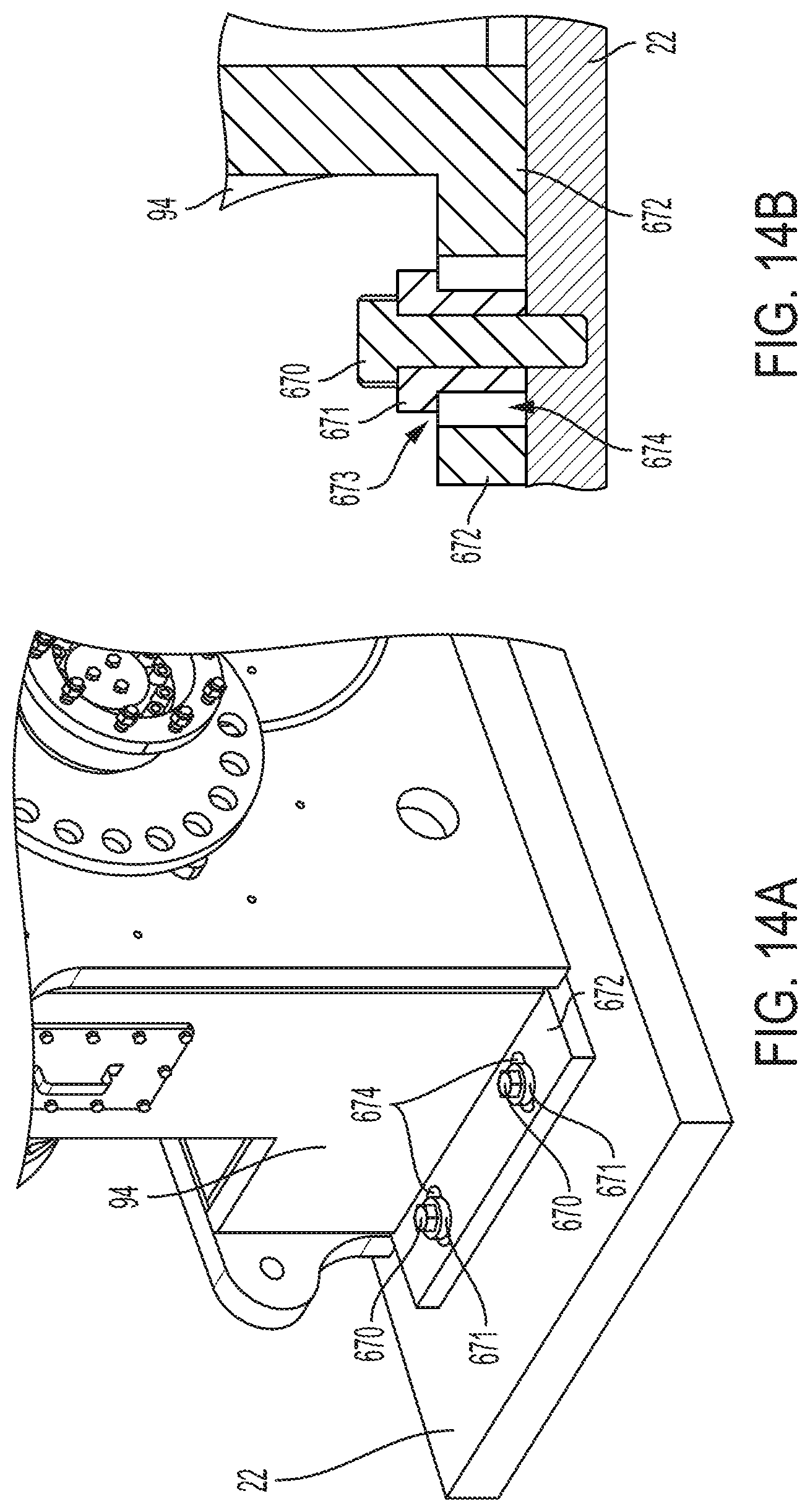 Patent US12098514 Figure 15 – Support system for hoist system