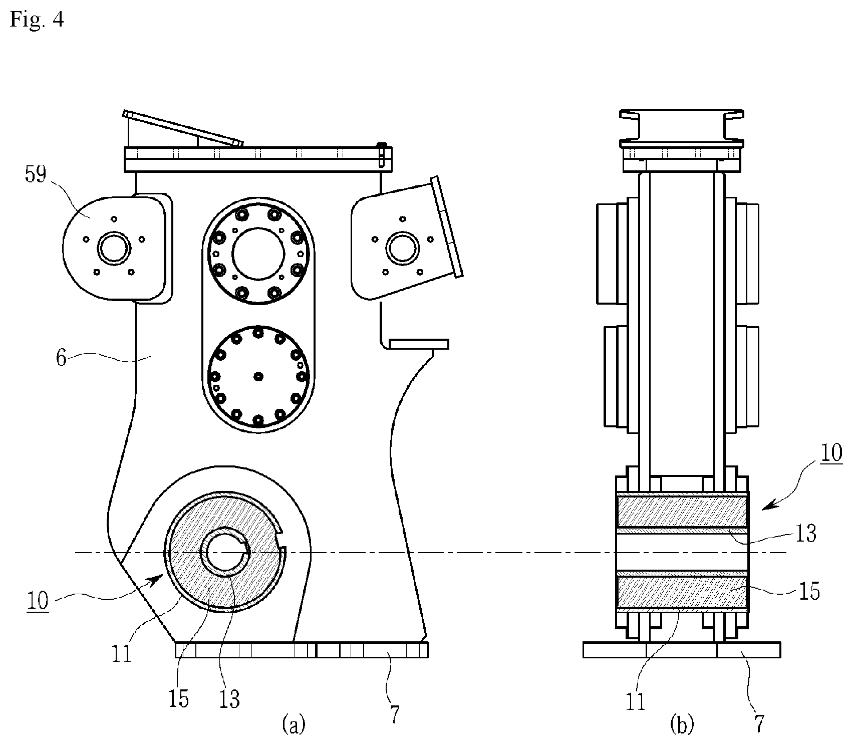 Patent US12098518 Figure 3 – Vibration ripper having link structure with improved vibration isolating function