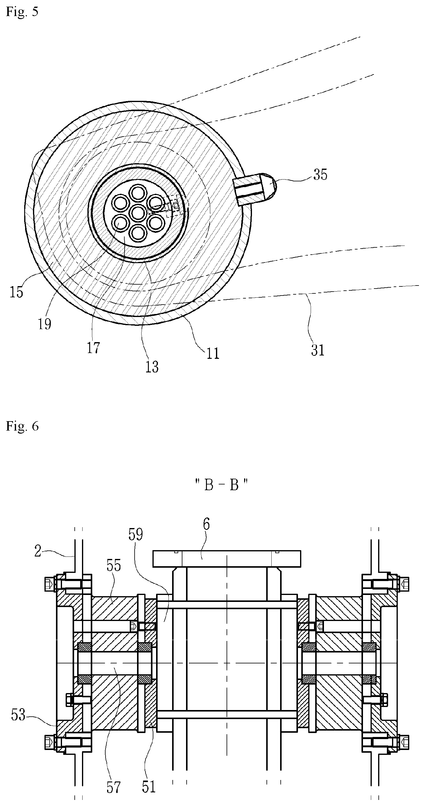 Patent US12098518 Figure 4 – Vibration ripper having link structure with improved vibration isolating function