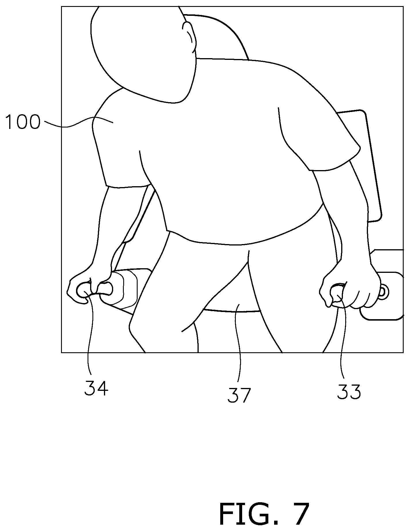 Patent US12098519 Figure 7 – System and control method for preventing erroneous operation of work machine, and excavator