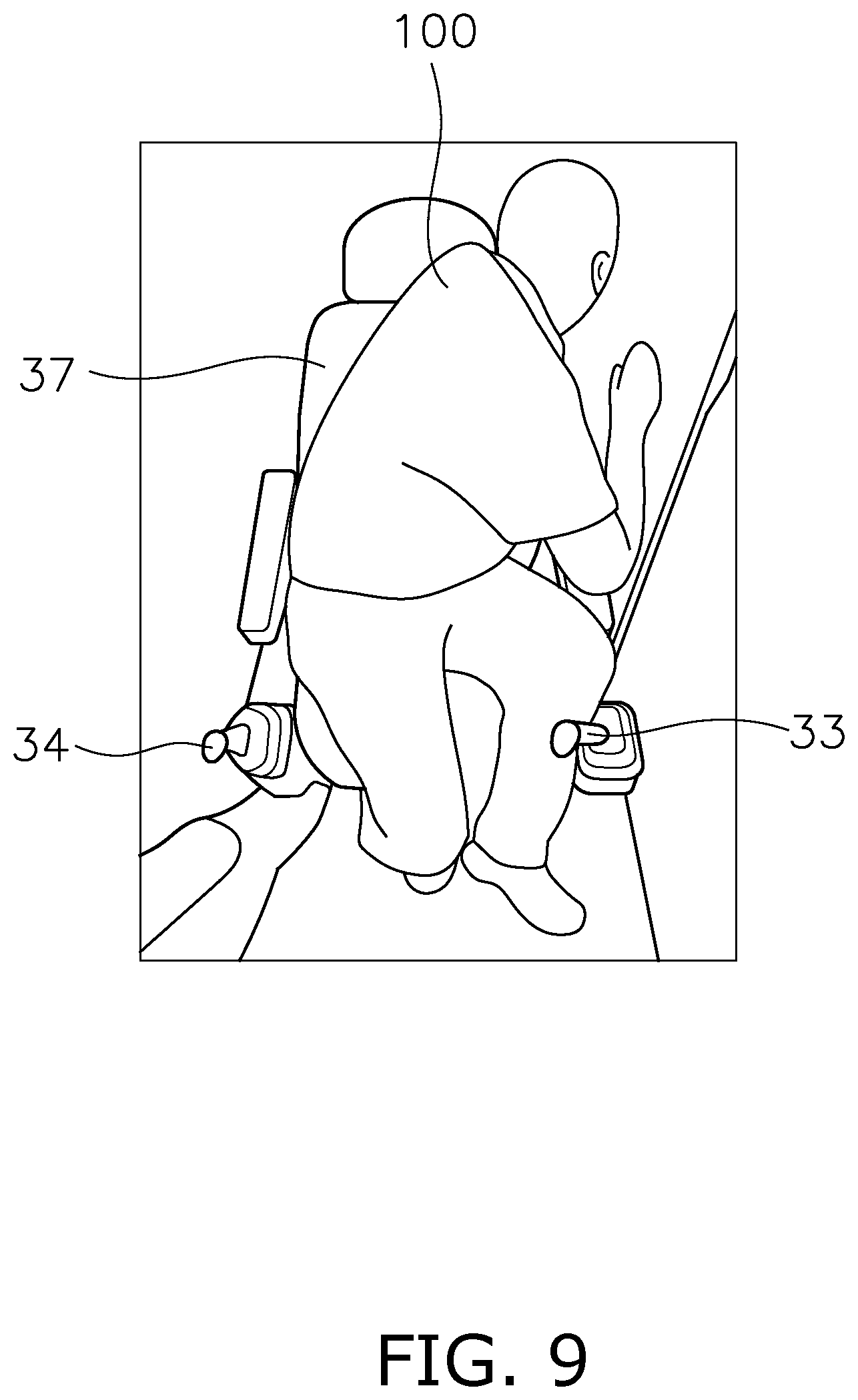 Patent US12098519 Figure 9 – System and control method for preventing erroneous operation of work machine, and excavator