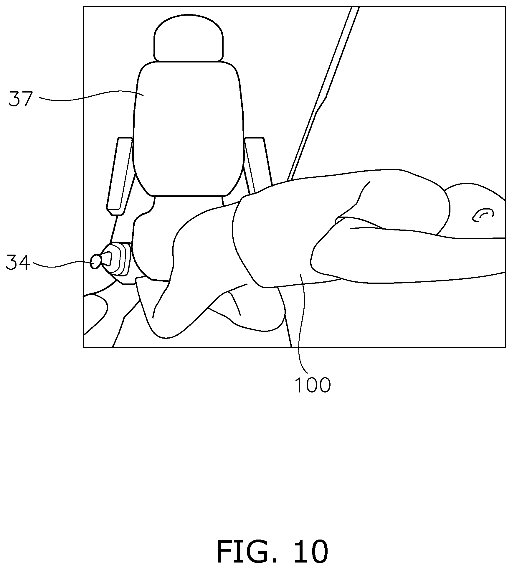 Patent US12098519 Figure 10 – System and control method for preventing erroneous operation of work machine, and excavator
