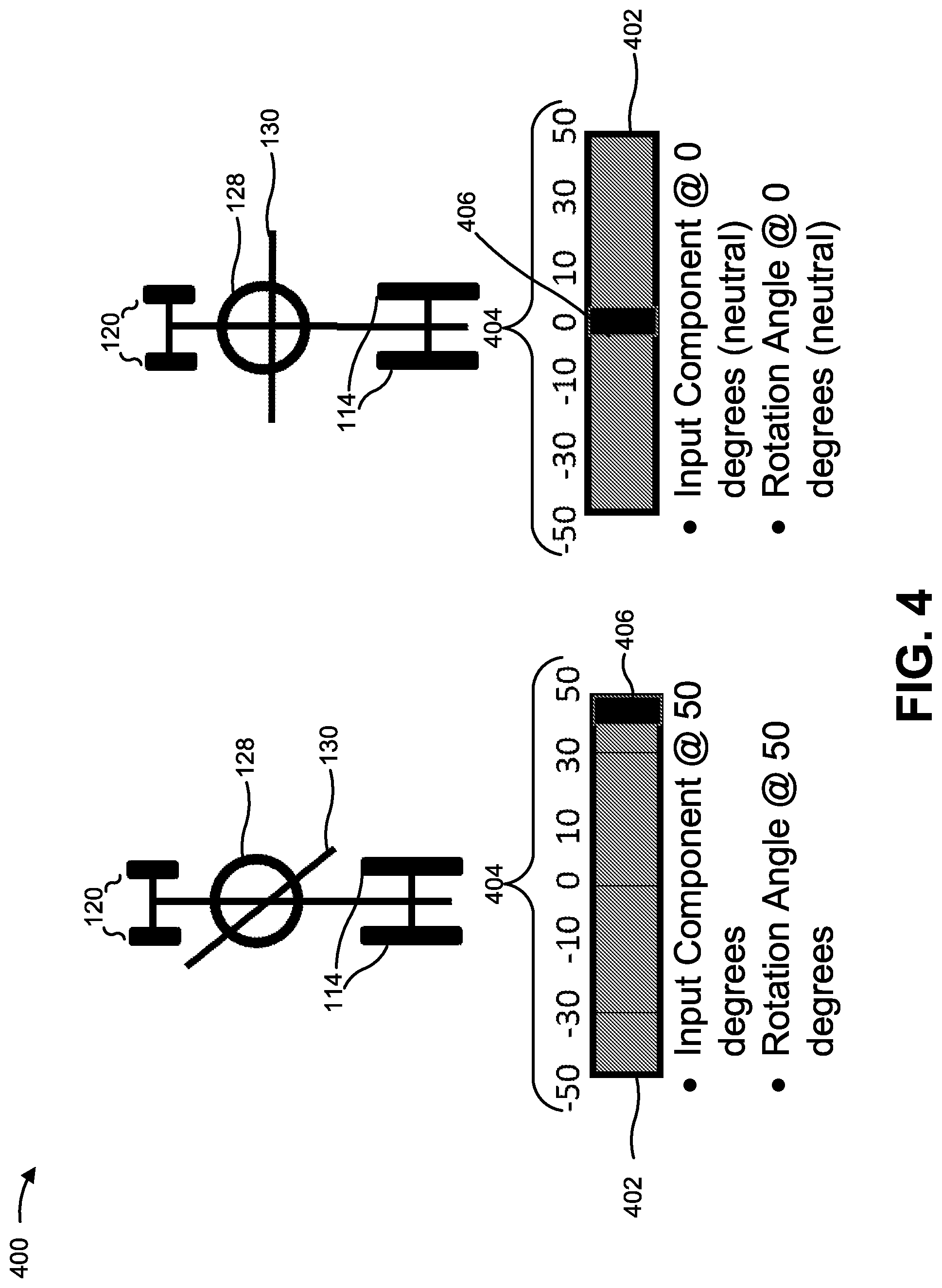 Patent US12098521 Figure 4 – Control system for a work machine