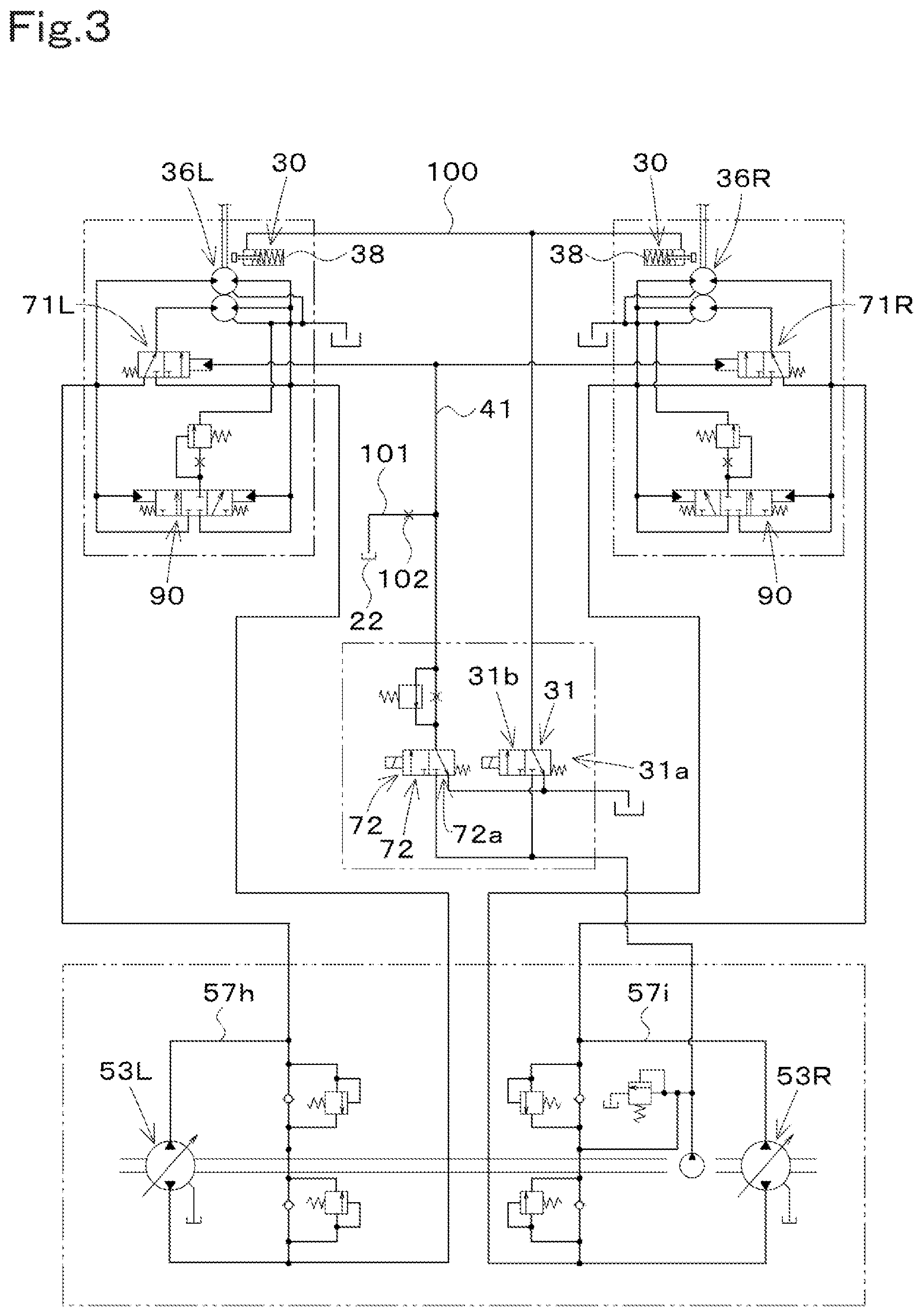 Patent US12098524 Figure 4 – Working machine