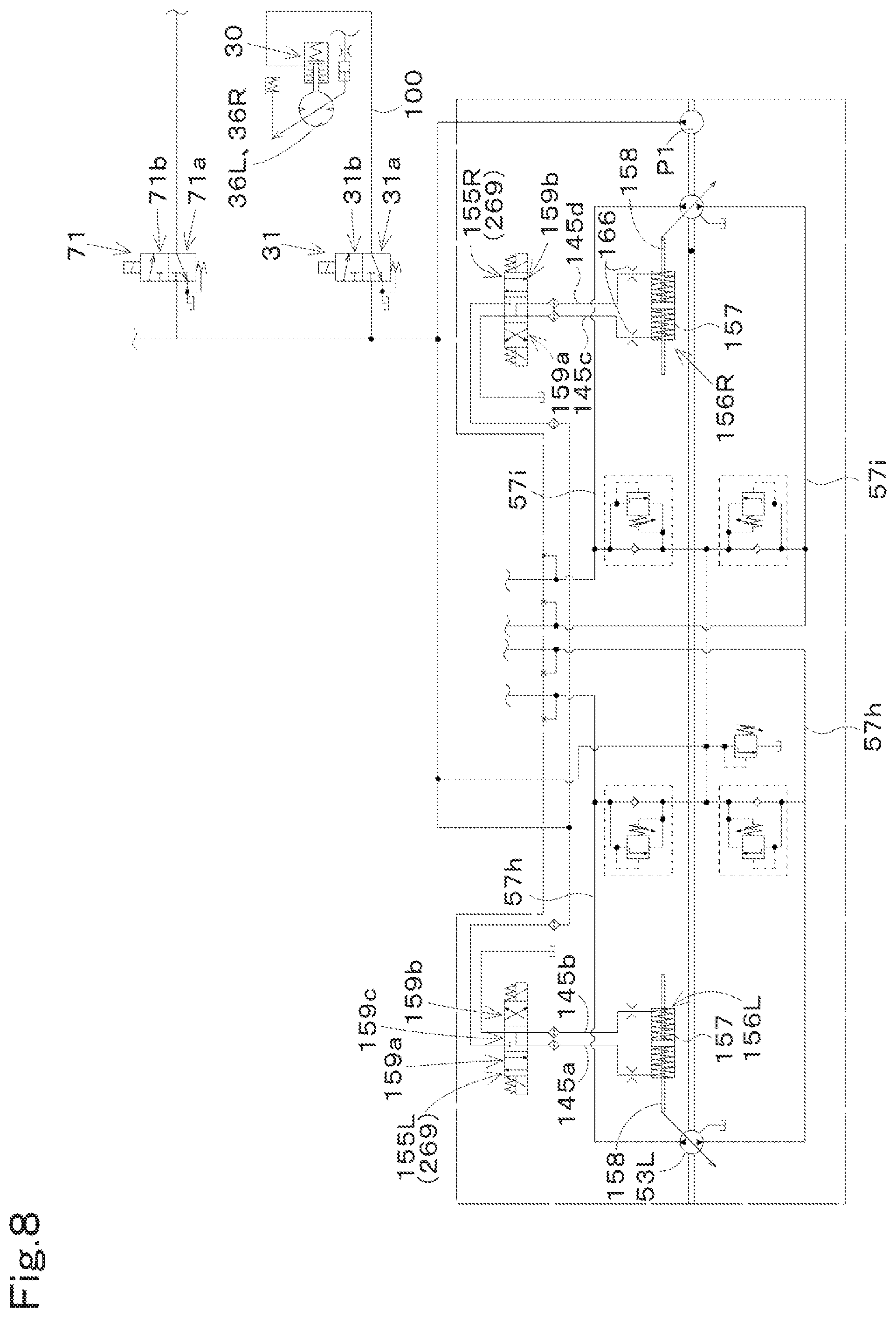 Patent US12098524 Figure 10 – Working machine