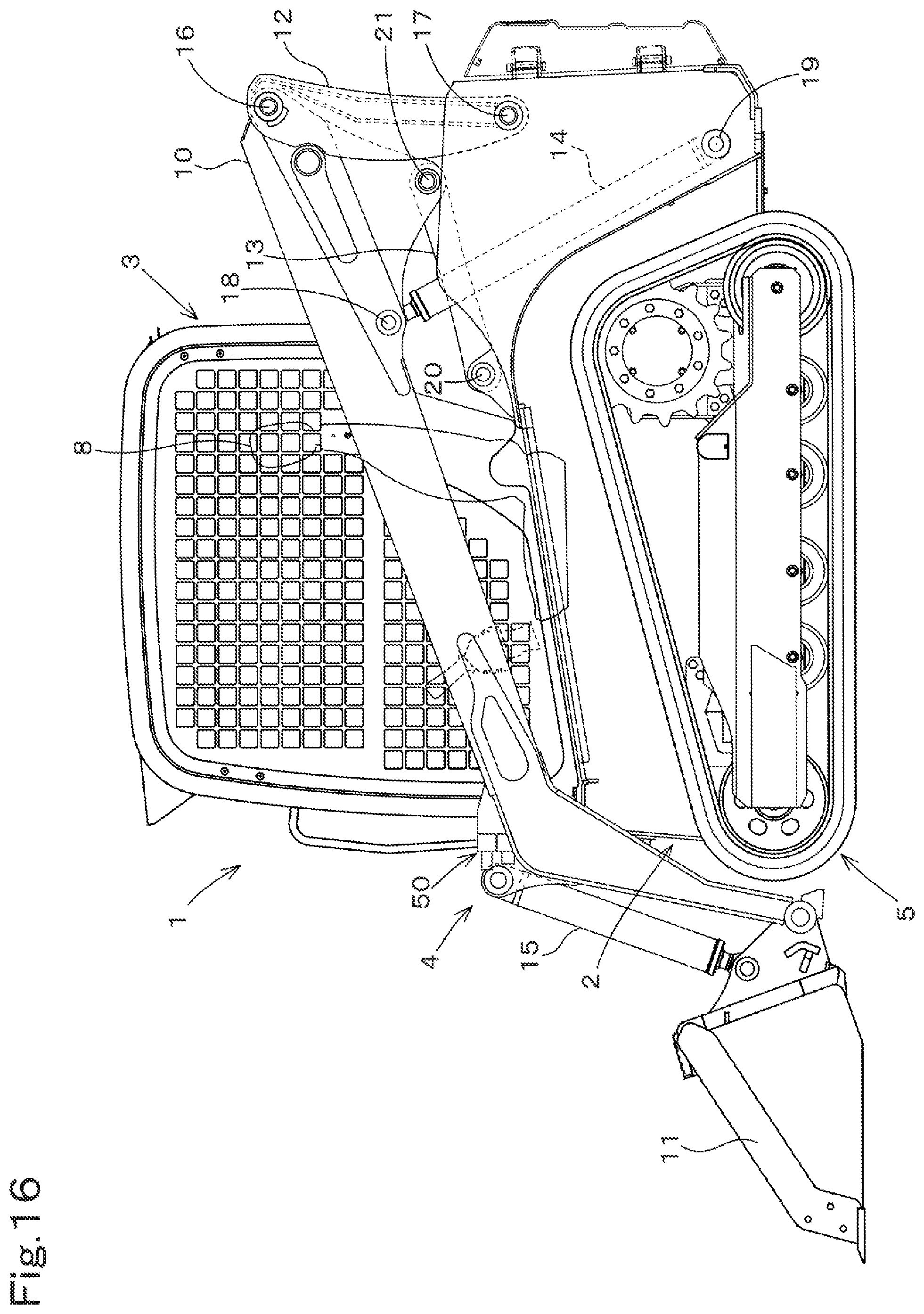 Patent US12098524 Figure 18 – Working machine