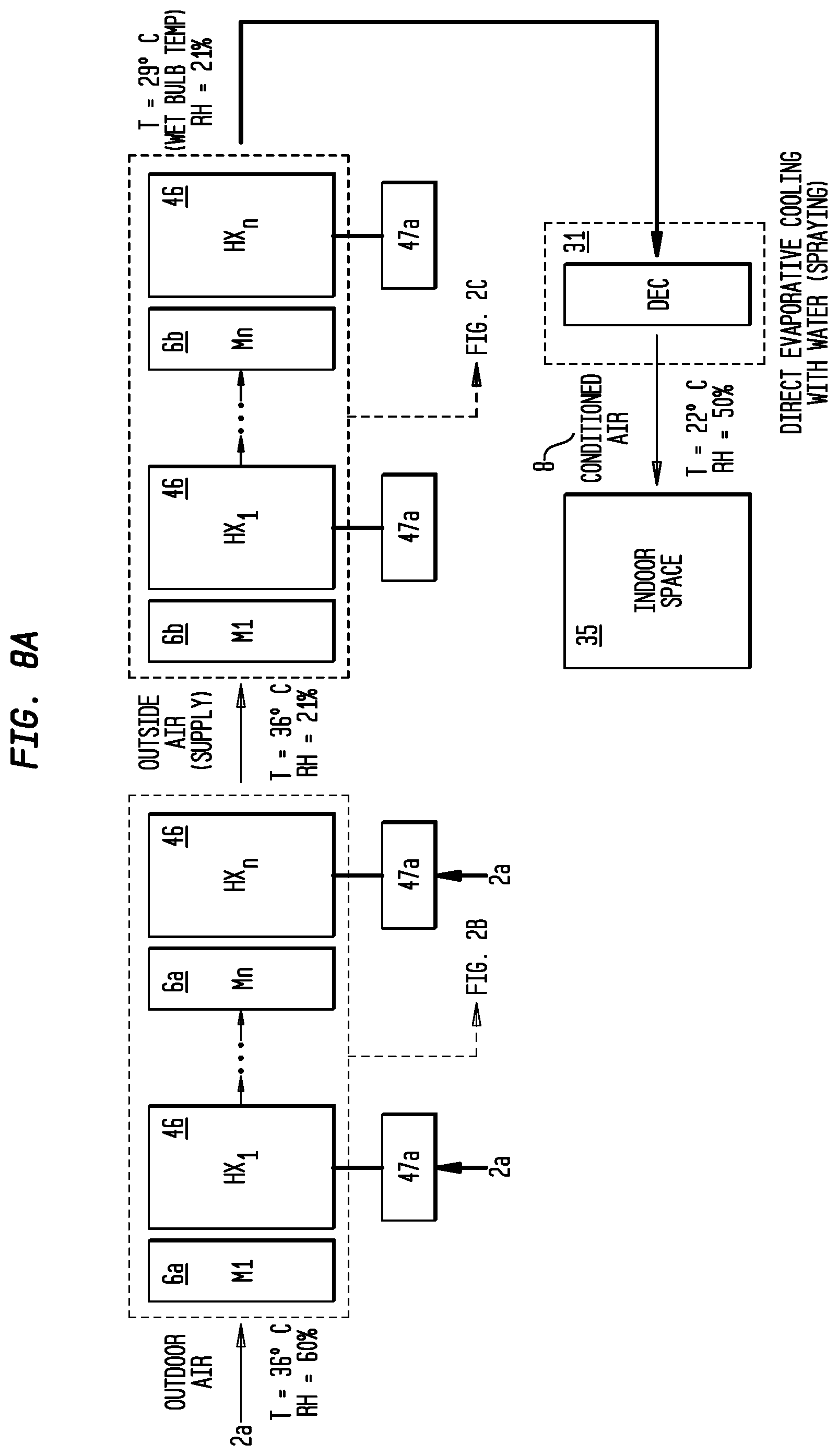 Patent US12098530 Figure 9 – Water harvester adsorption enthalpy removal system