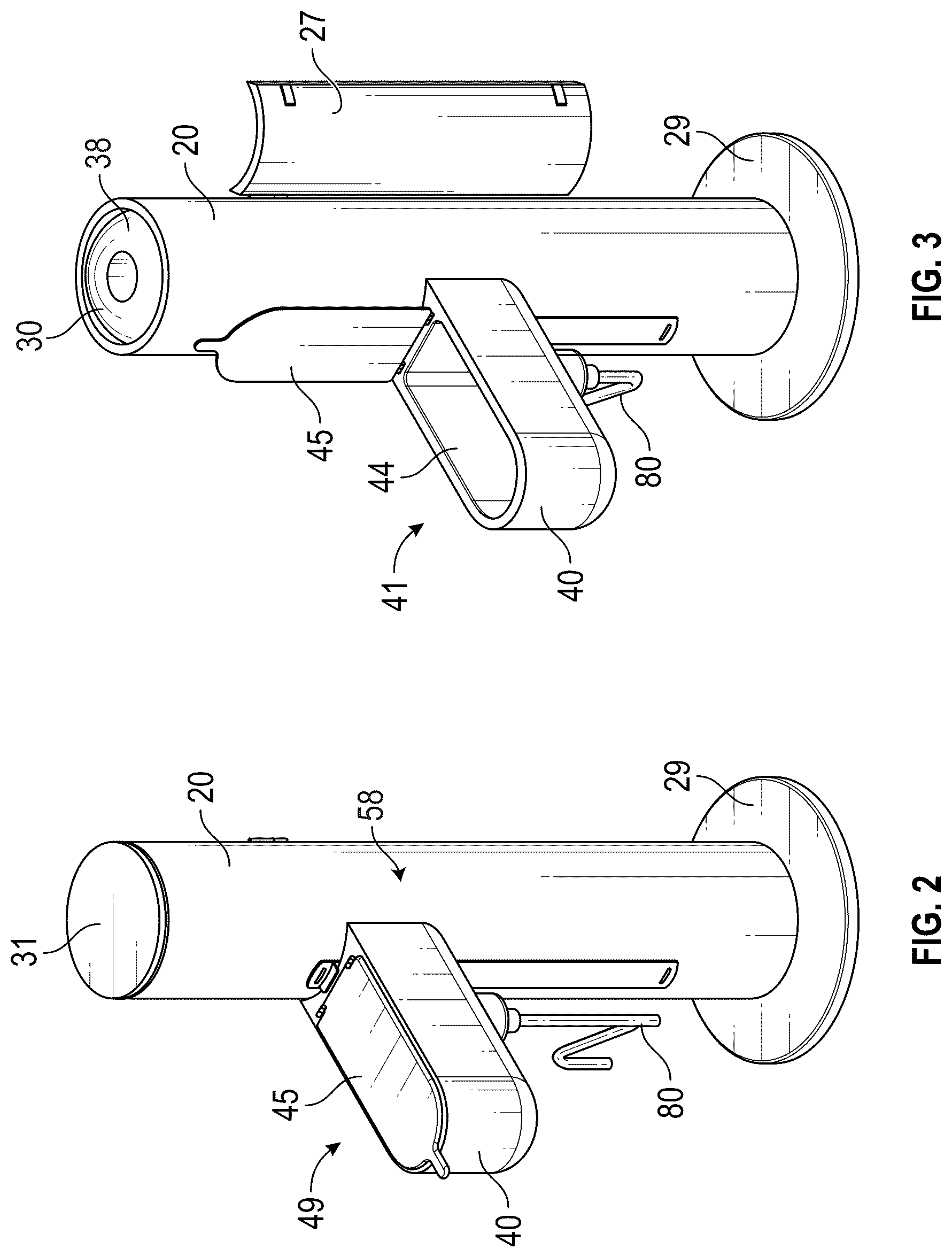 Patent US12098532 Figure 2 – Portable personal urinal