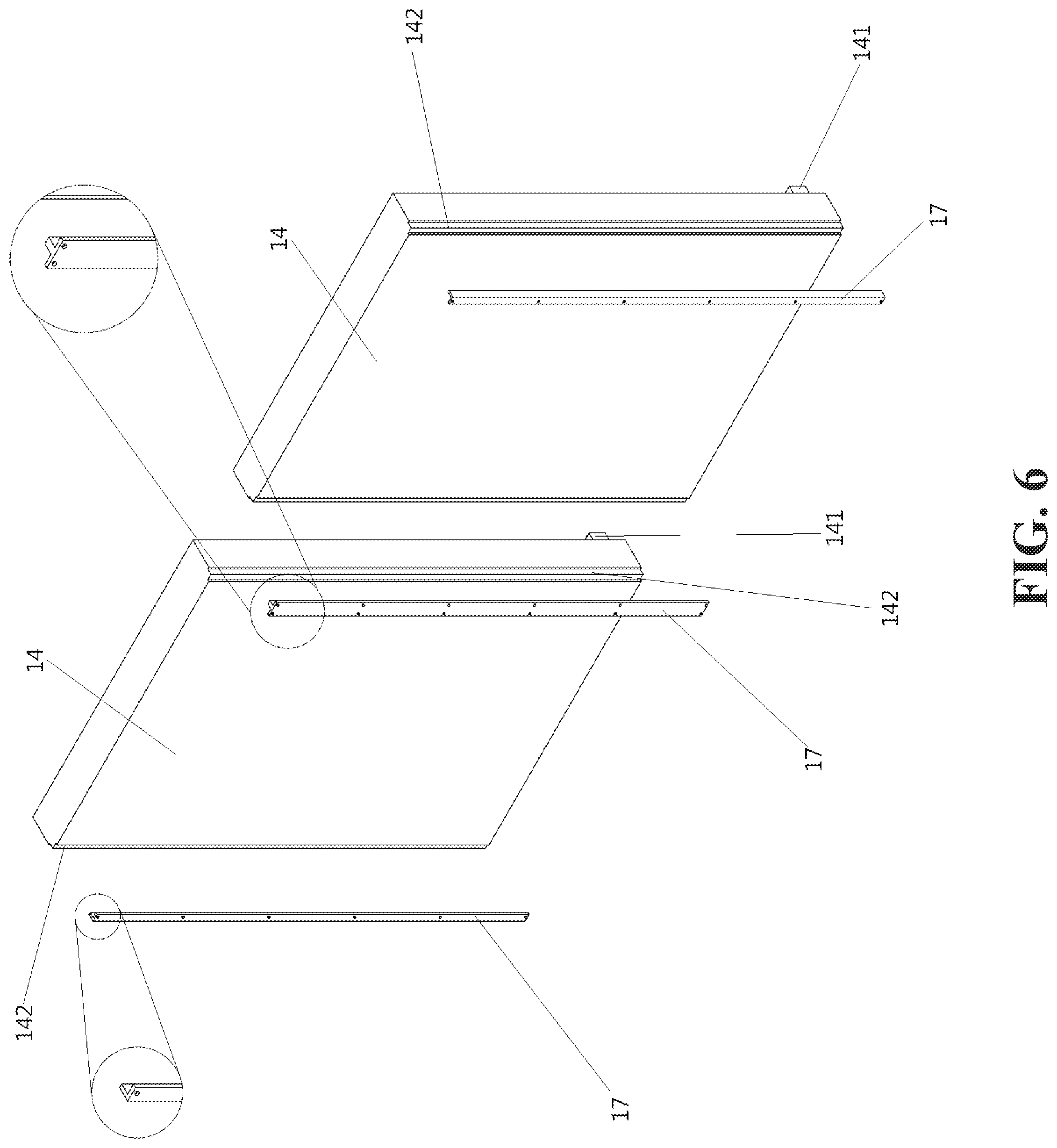 Patent US12098536 Figure 6 – Modular building structure