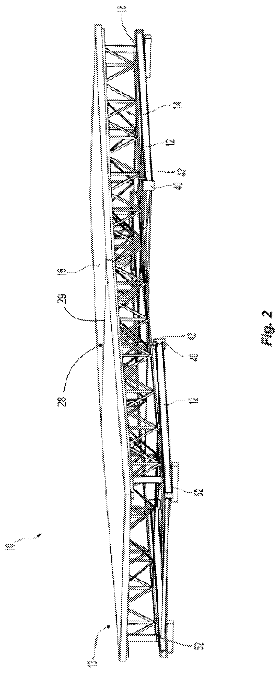Patent US12098537 Figure 2 – Modular clearspan building, and modular building sections and construction methods therefor