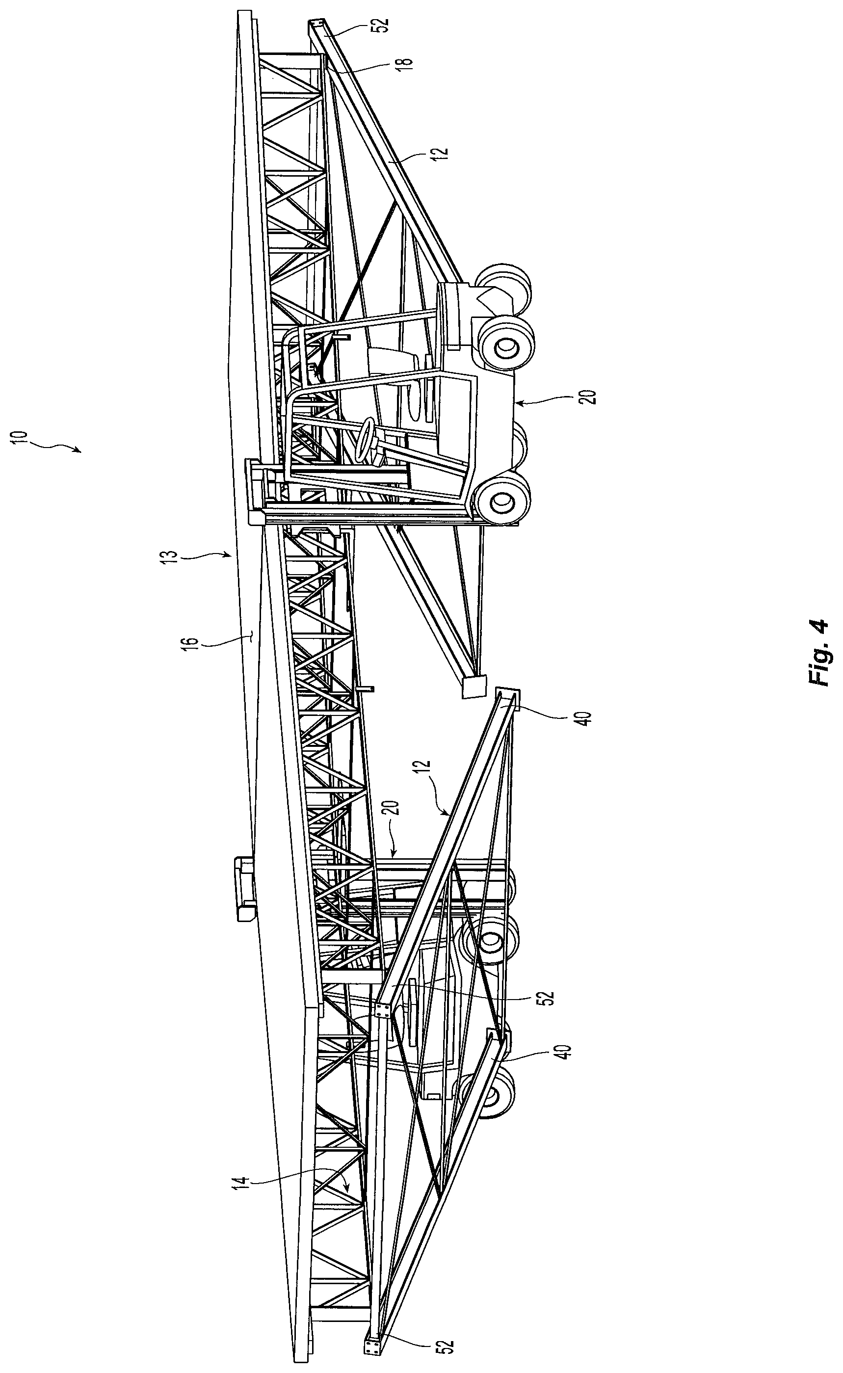 Patent US12098537 Figure 4 – Modular clearspan building, and modular building sections and construction methods therefor