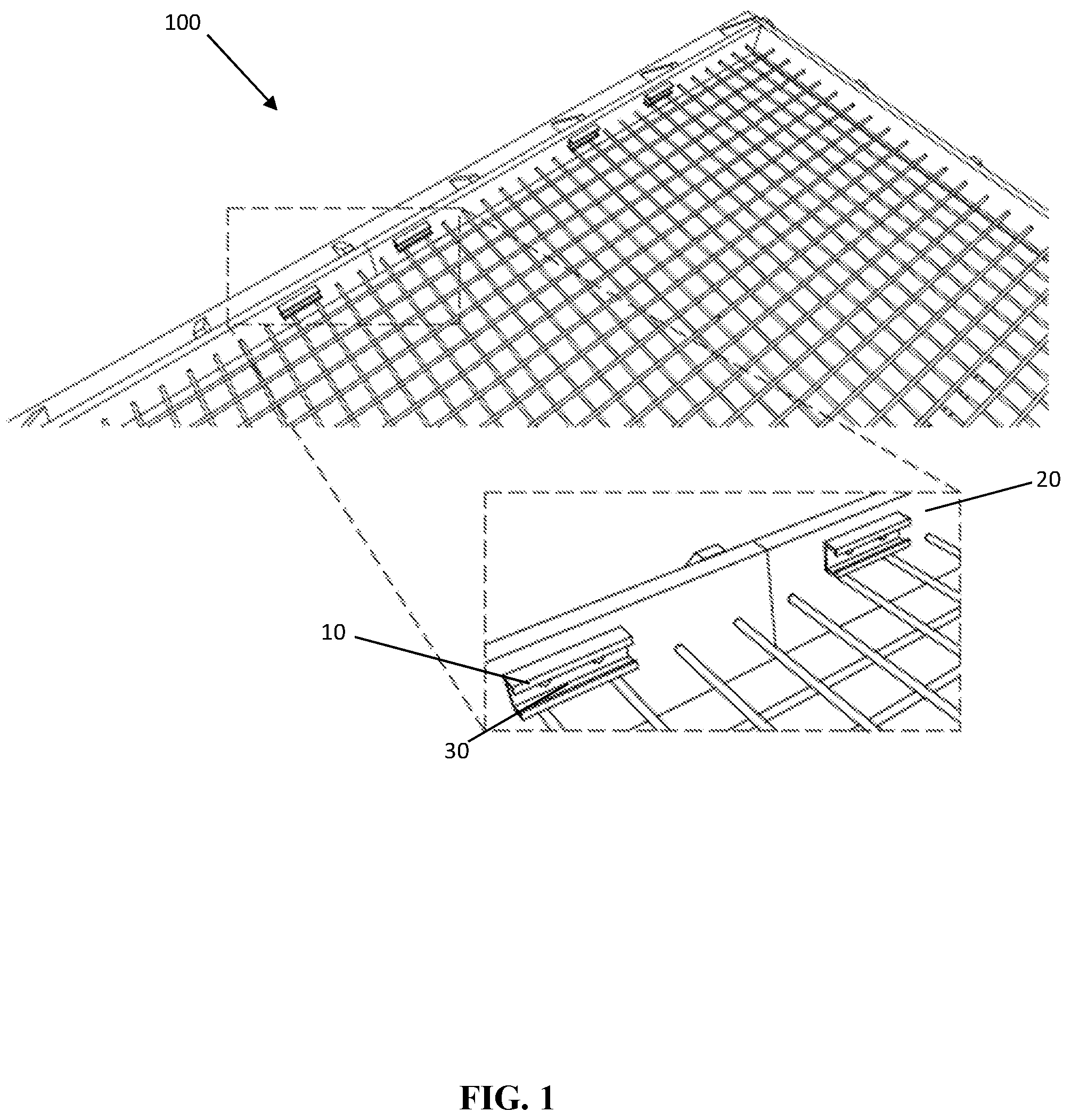 Patent US12098538 Figure 1 – Apparatus, system, and method for a paracleat anchor for tilt-up wall construction