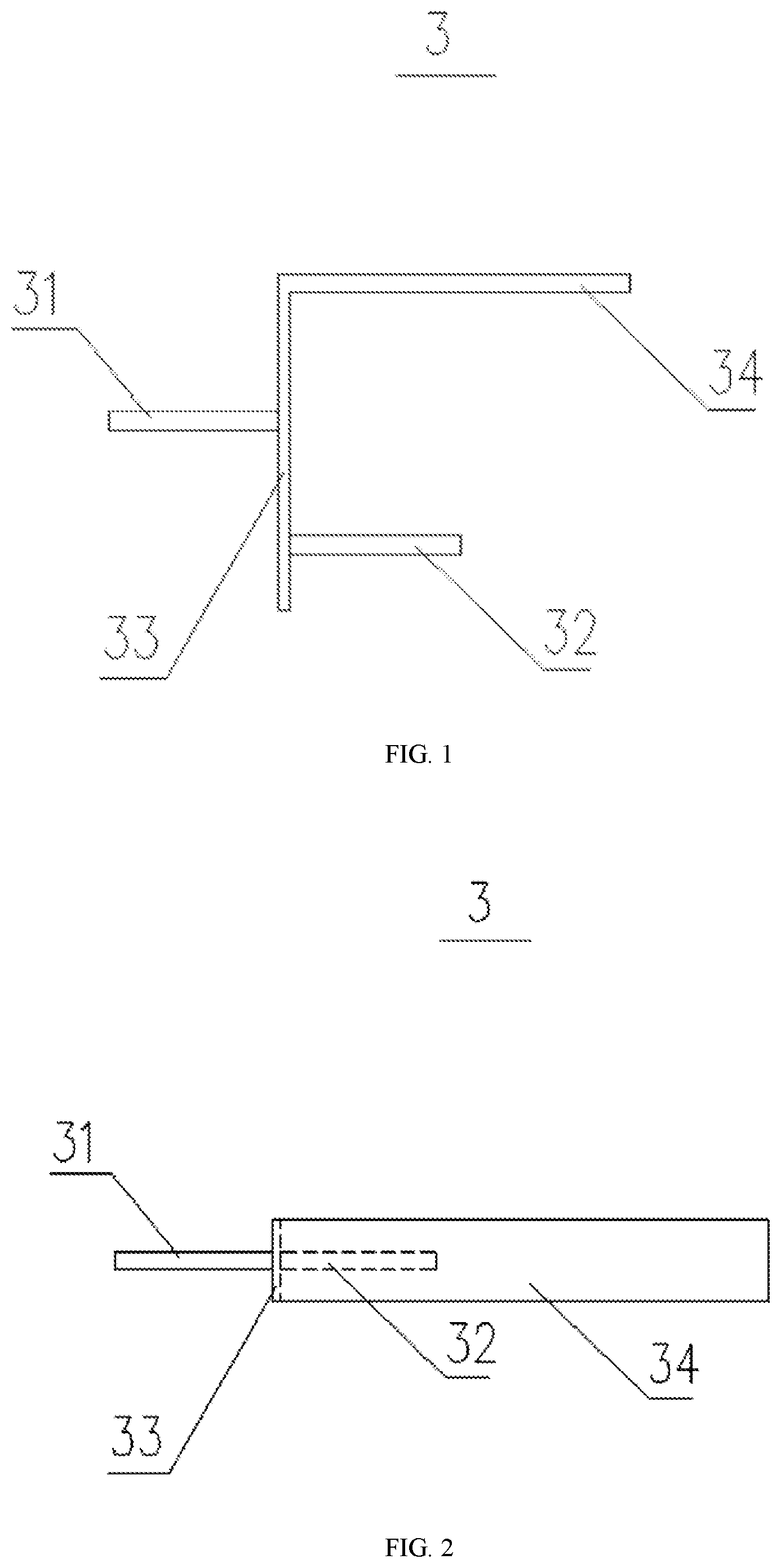 Patent US12098539 Figure 1 – Connection member, ALC batten mounting node structure, and prefabricated mounting method