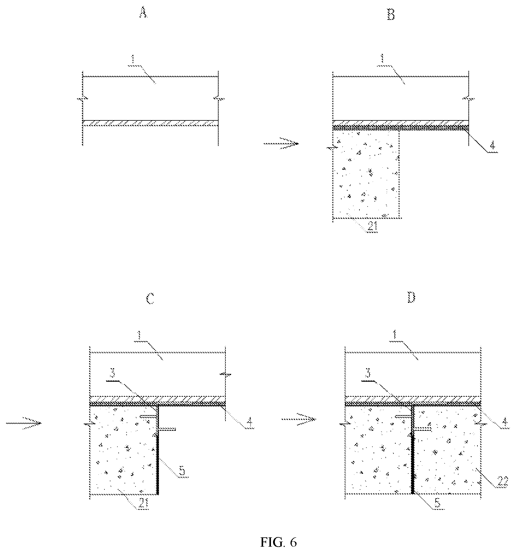 Patent US12098539 Figure 4 – Connection member, ALC batten mounting node structure, and prefabricated mounting method