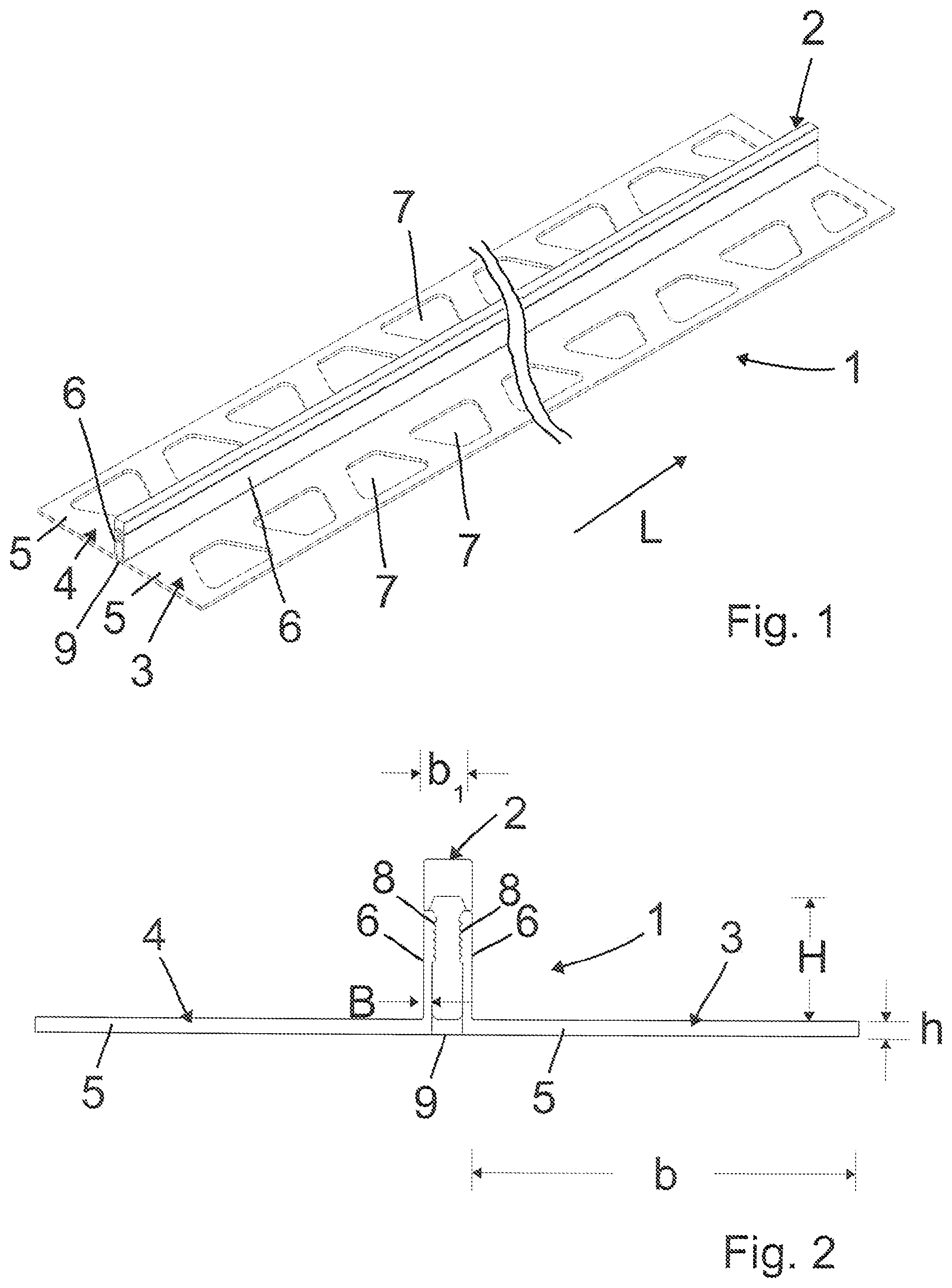 Patent US12098541 Figure 1 – Expansion joint profile system