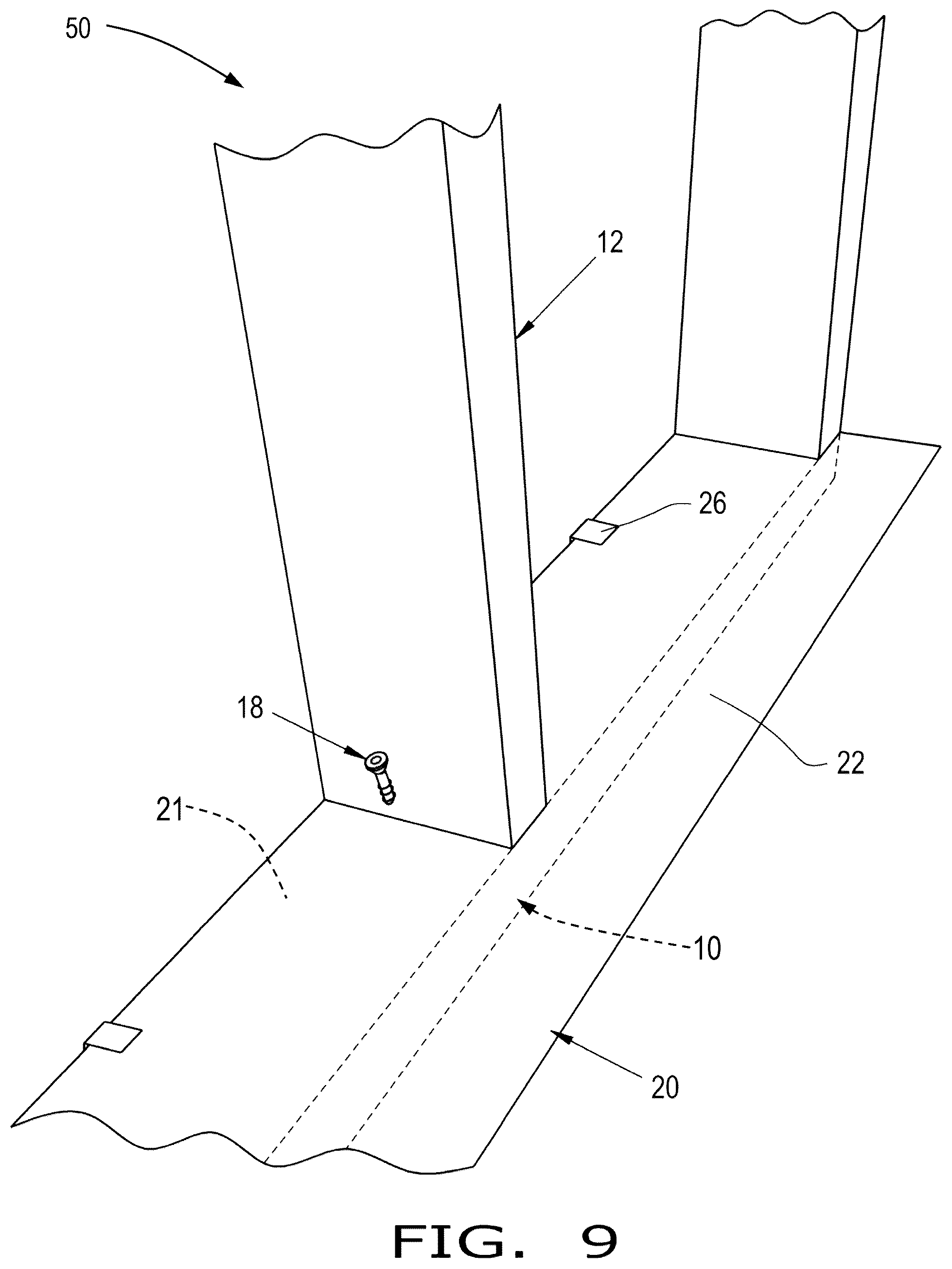 Patent US12098544 Figure 5 – Devices, systems, and methods for assisting building frame construction