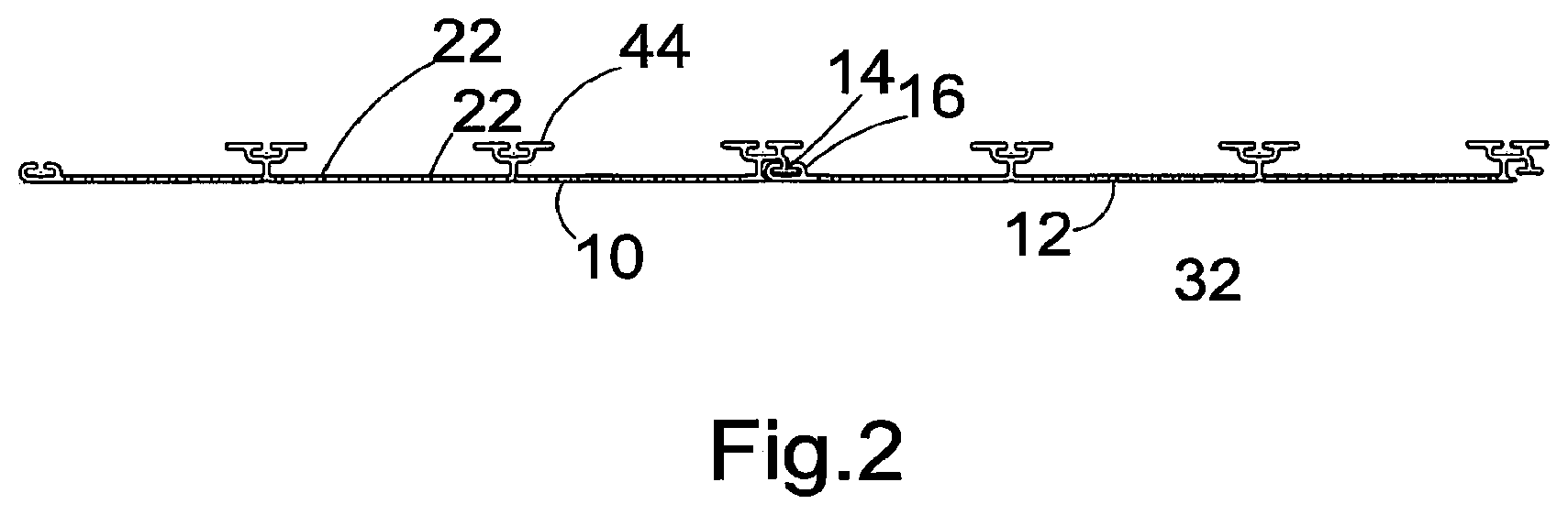 Patent US12098546 Figure 2 – Stay-in-place ready-to-stucco formwork system