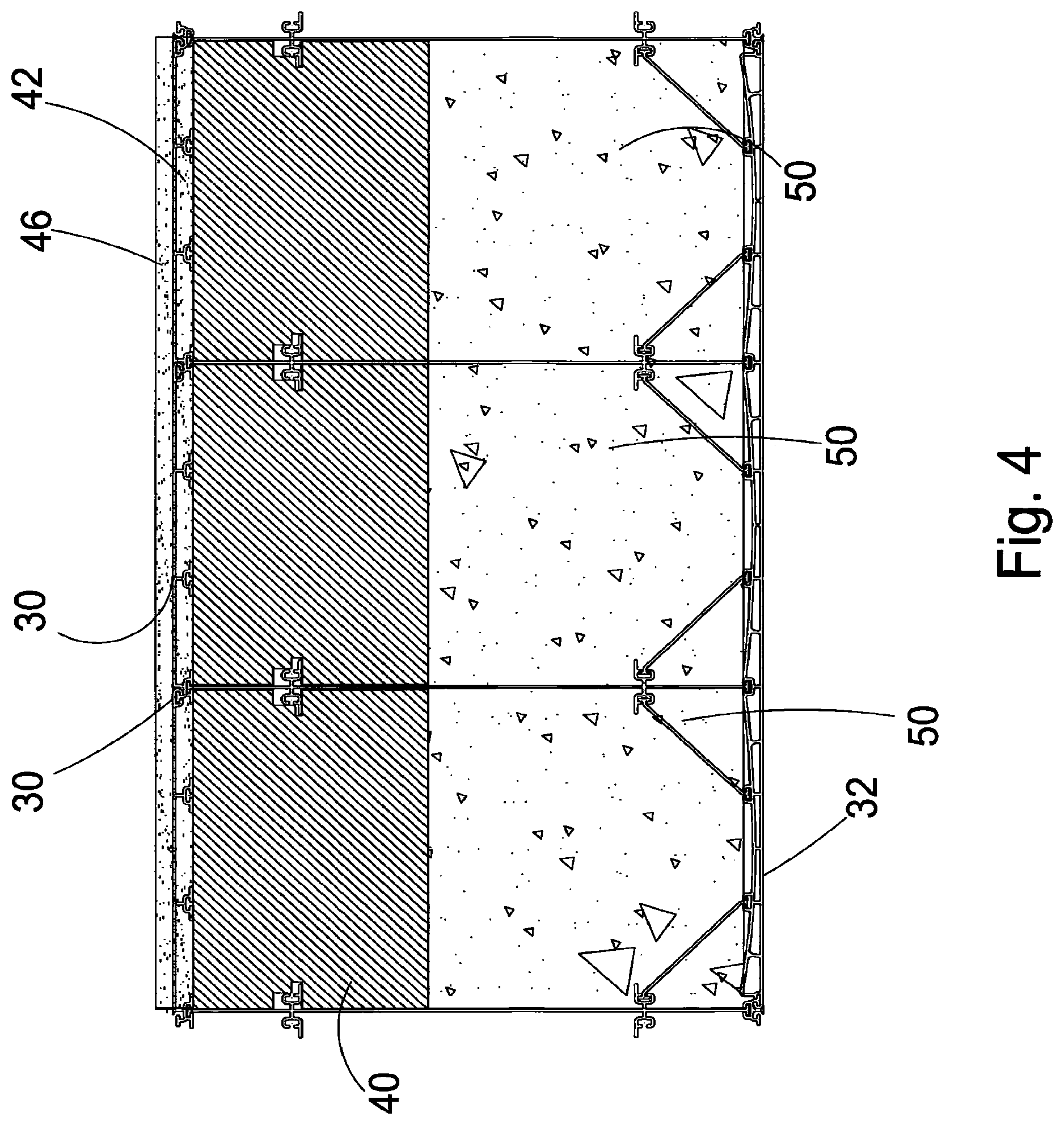 Patent US12098546 Figure 5 – Stay-in-place ready-to-stucco formwork system