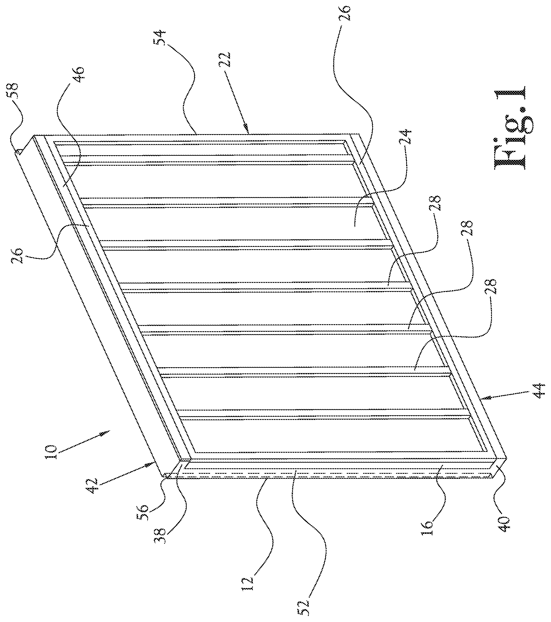 Patent US12098547 — Method of forming a composite wall structure — Figure 1