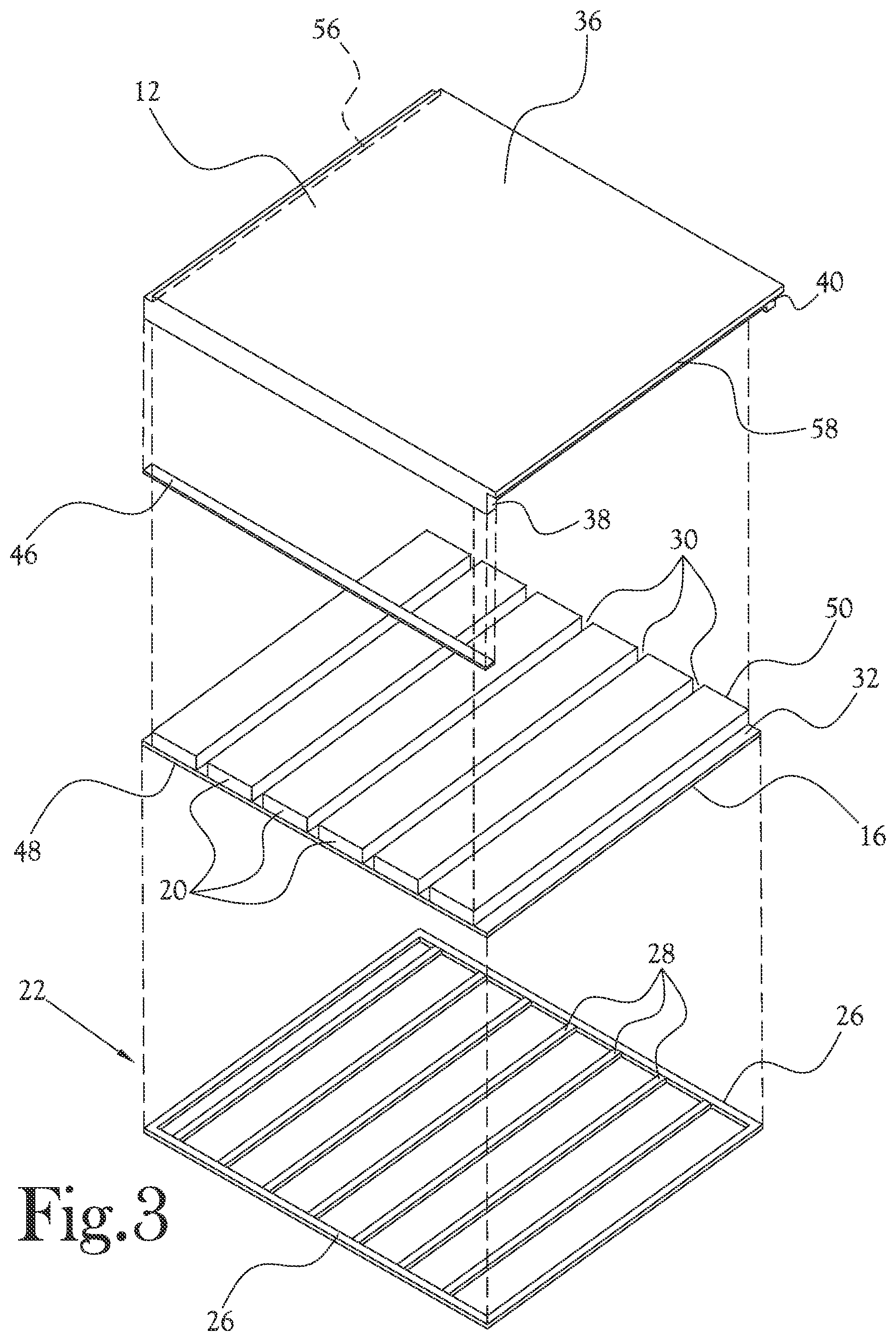 Patent US12098547 Figure 3 – Method of forming a composite wall structure