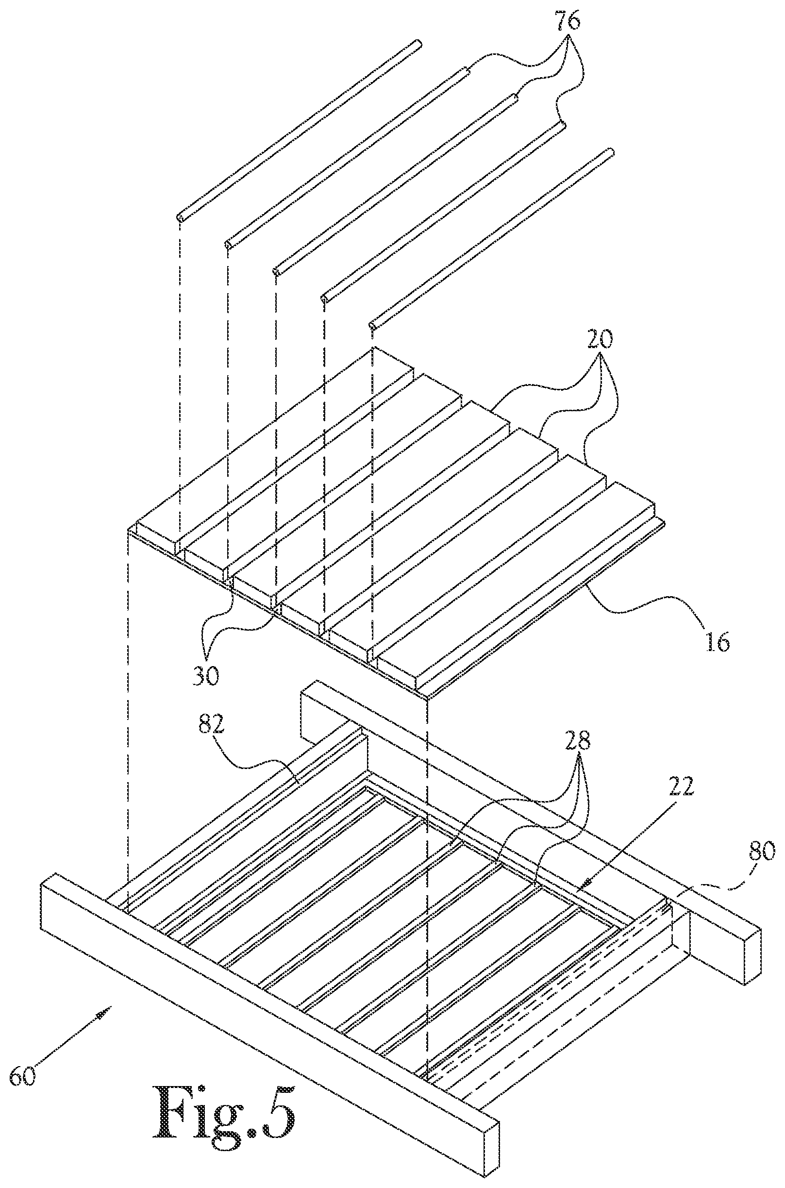 Patent US12098547 Figure 5 – Method of forming a composite wall structure
