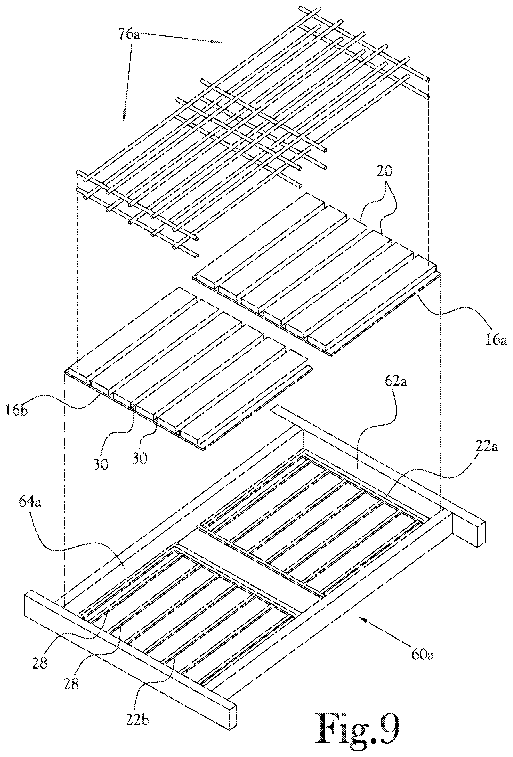 Patent US12098547 Figure 9 – Method of forming a composite wall structure