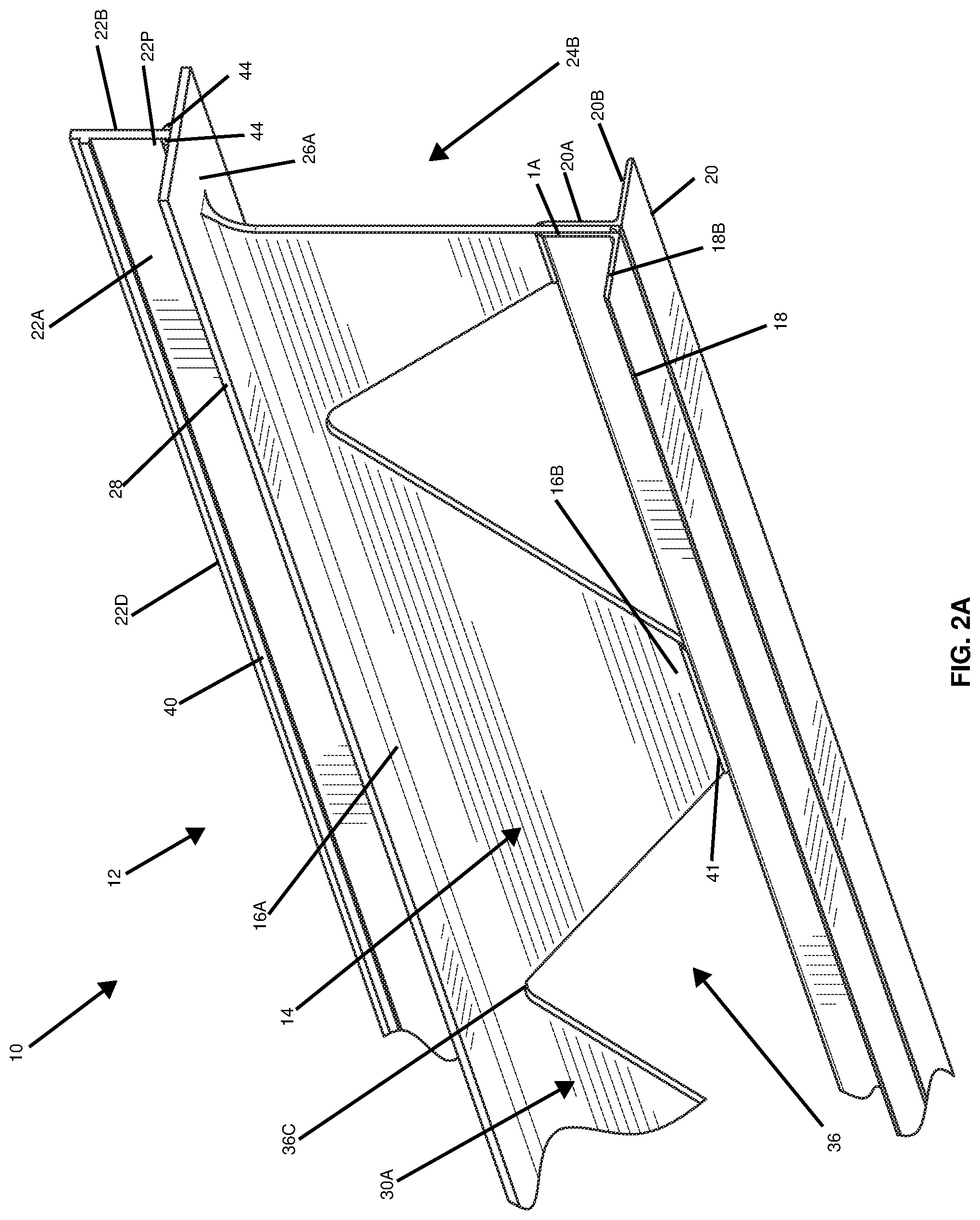 Patent US12098548 Figure 2 – Composite open web beam-joist and method of manufacture