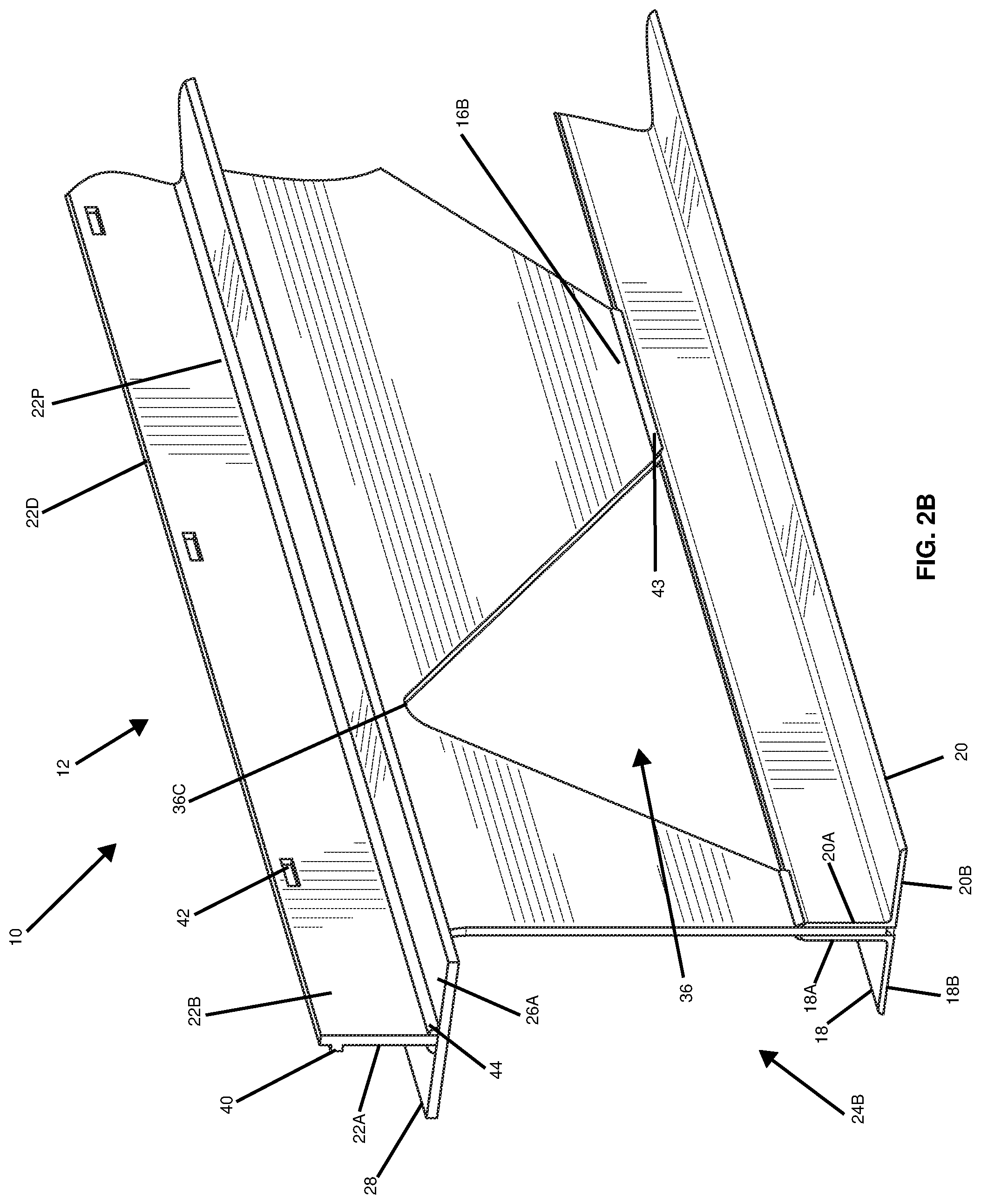 Patent US12098548 Figure 3 – Composite open web beam-joist and method of manufacture