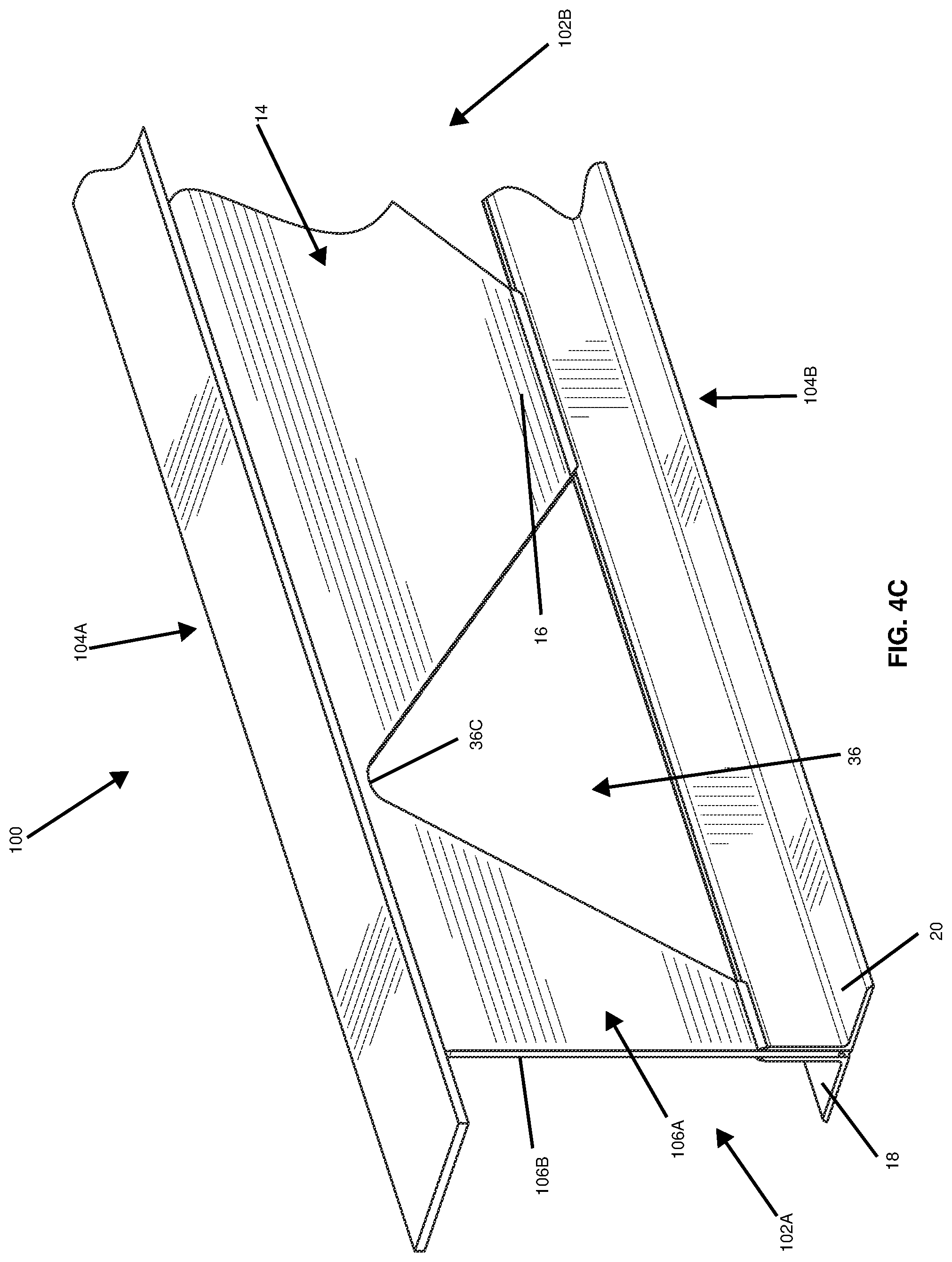 Patent US12098548 Figure 7 – Composite open web beam-joist and method of manufacture