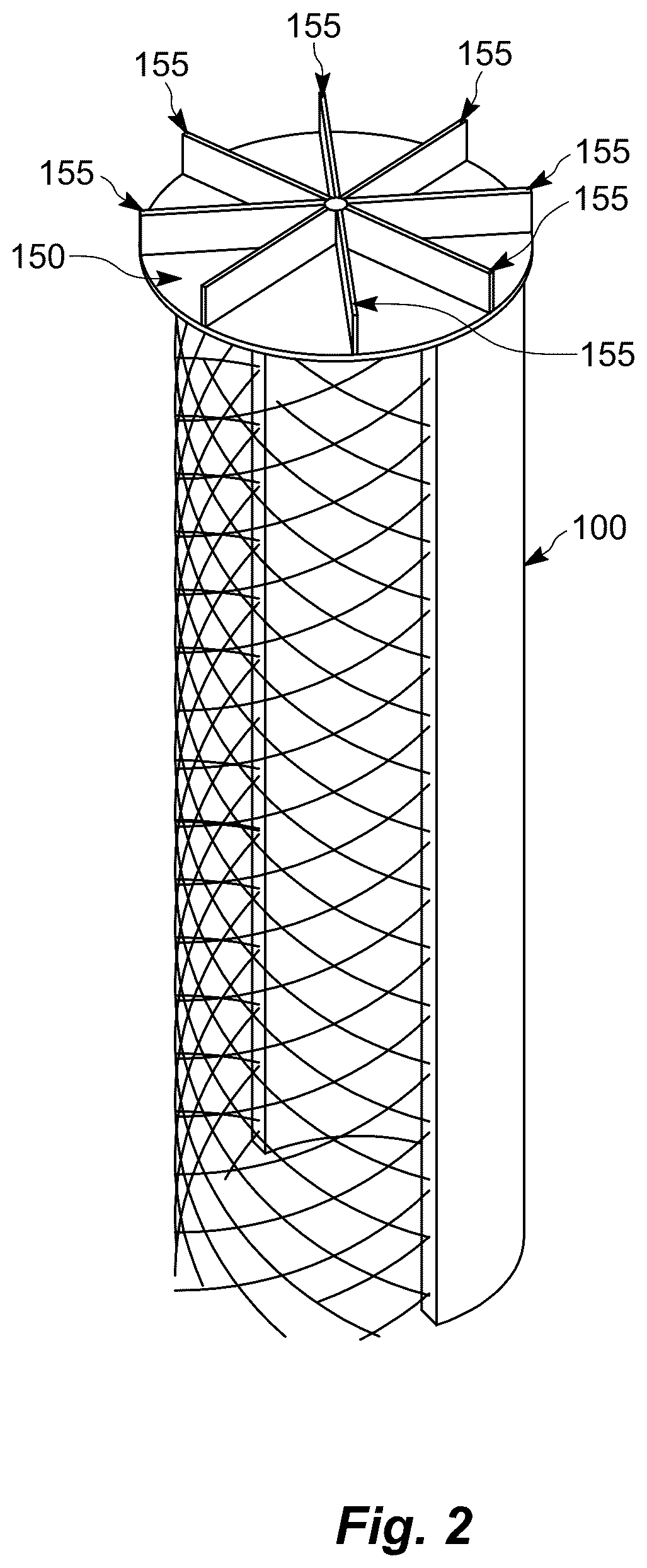 Patent US12098550 Figure 5 – Padeye, connections, and mooring solution for concrete anchors