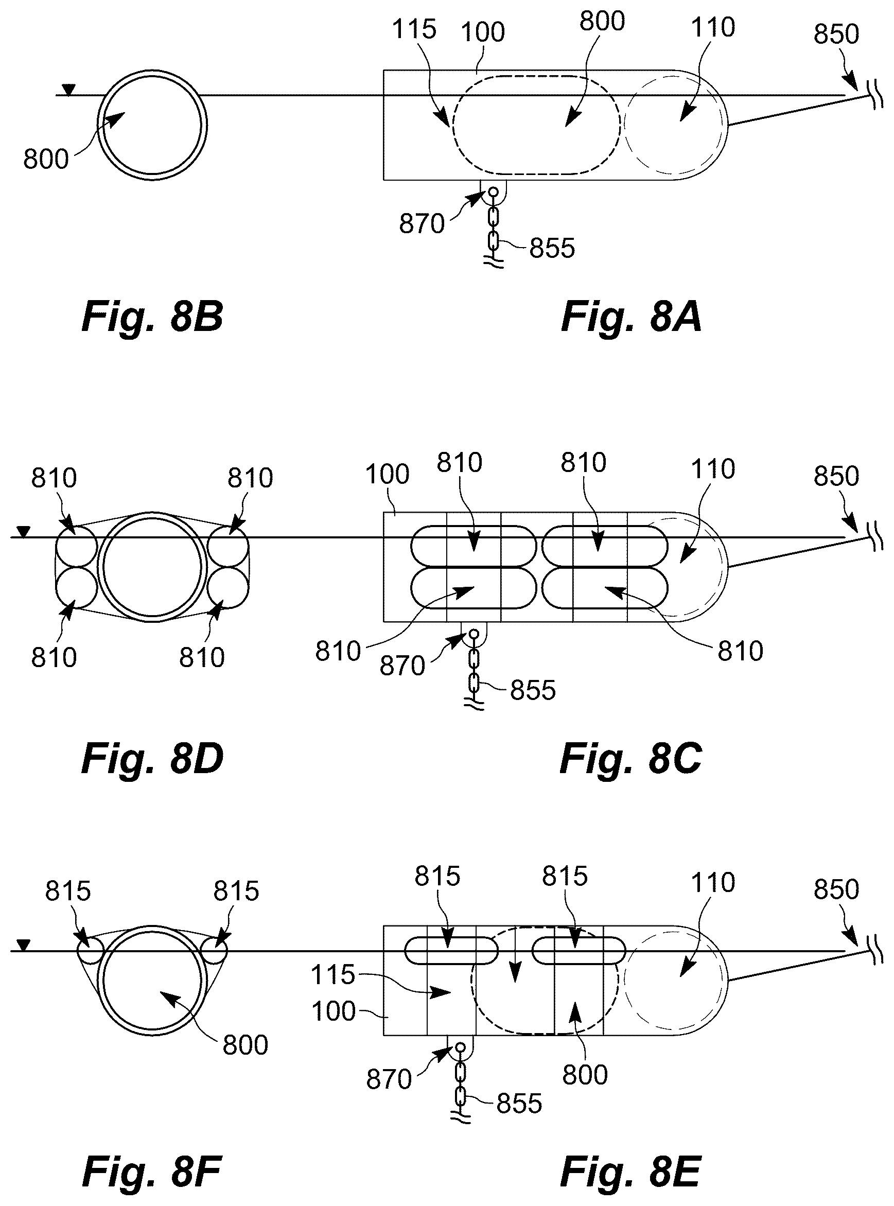 Patent US12098550 Figure 15 – Padeye, connections, and mooring solution for concrete anchors