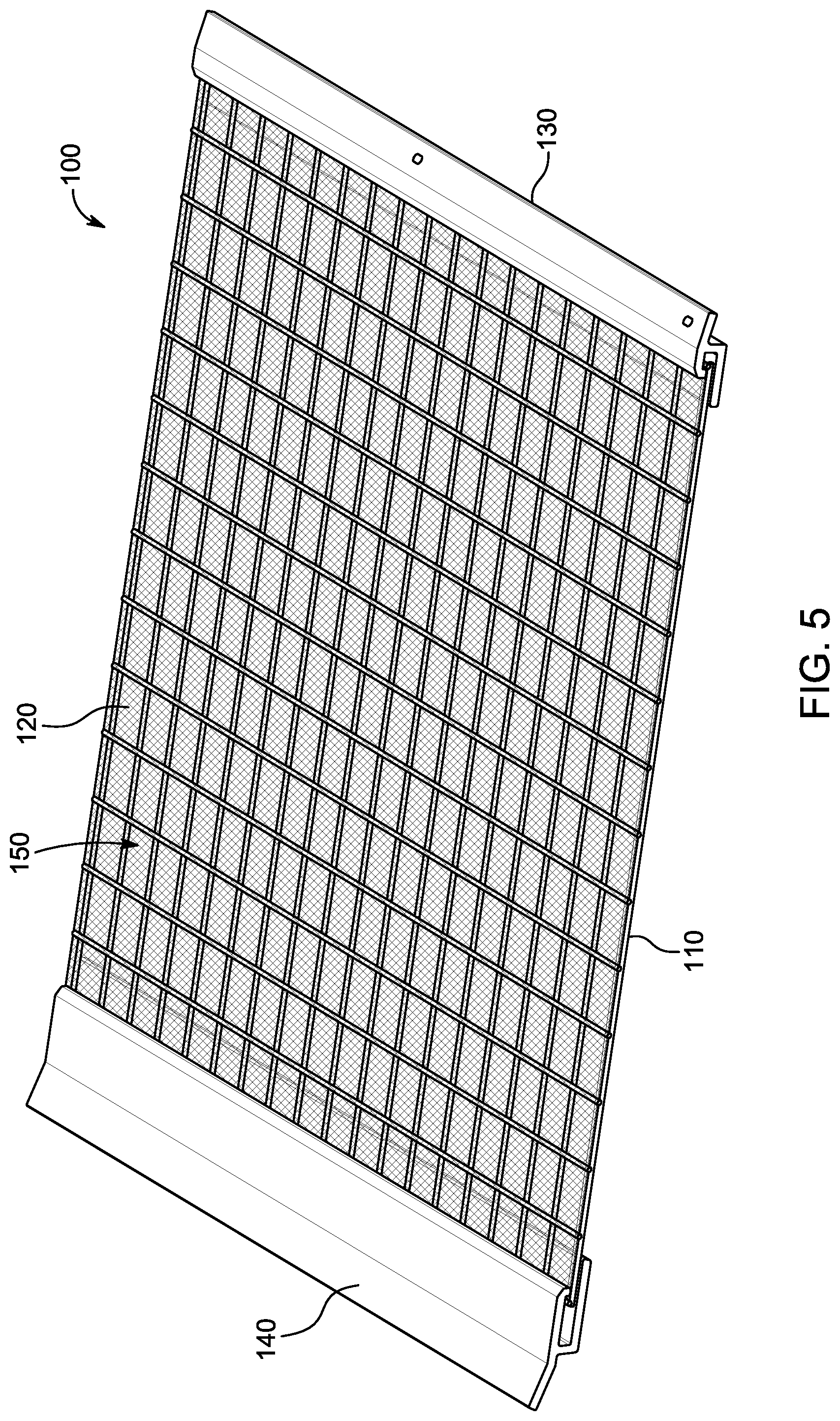 Patent US12098551 Figure 5 – Modular assemblies for gutter guard systems with customizable main bodies