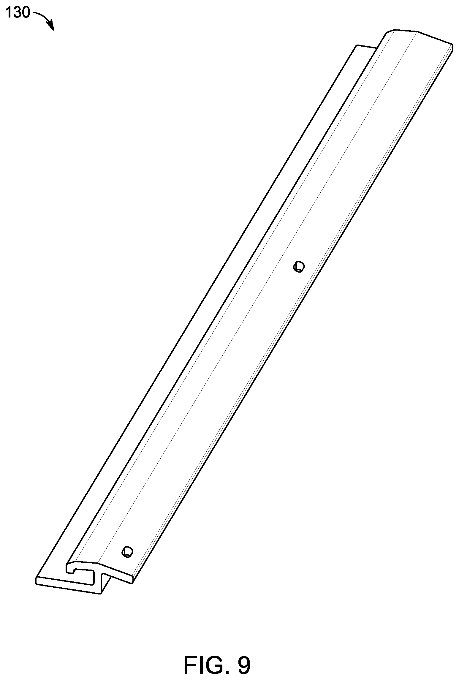 Patent US12098551 Figure 9 – Modular assemblies for gutter guard systems with customizable main bodies