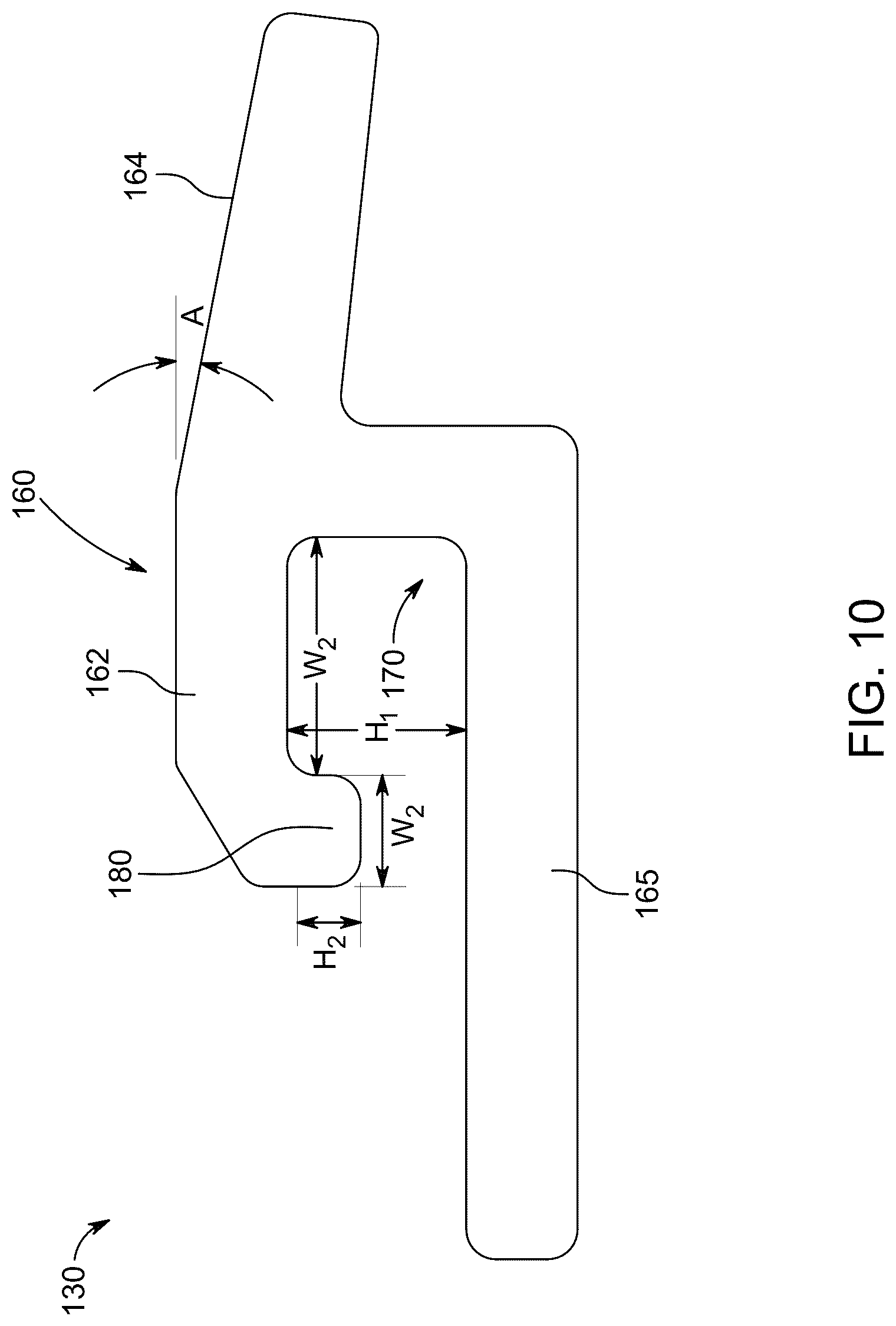 Patent US12098551 Figure 10 – Modular assemblies for gutter guard systems with customizable main bodies