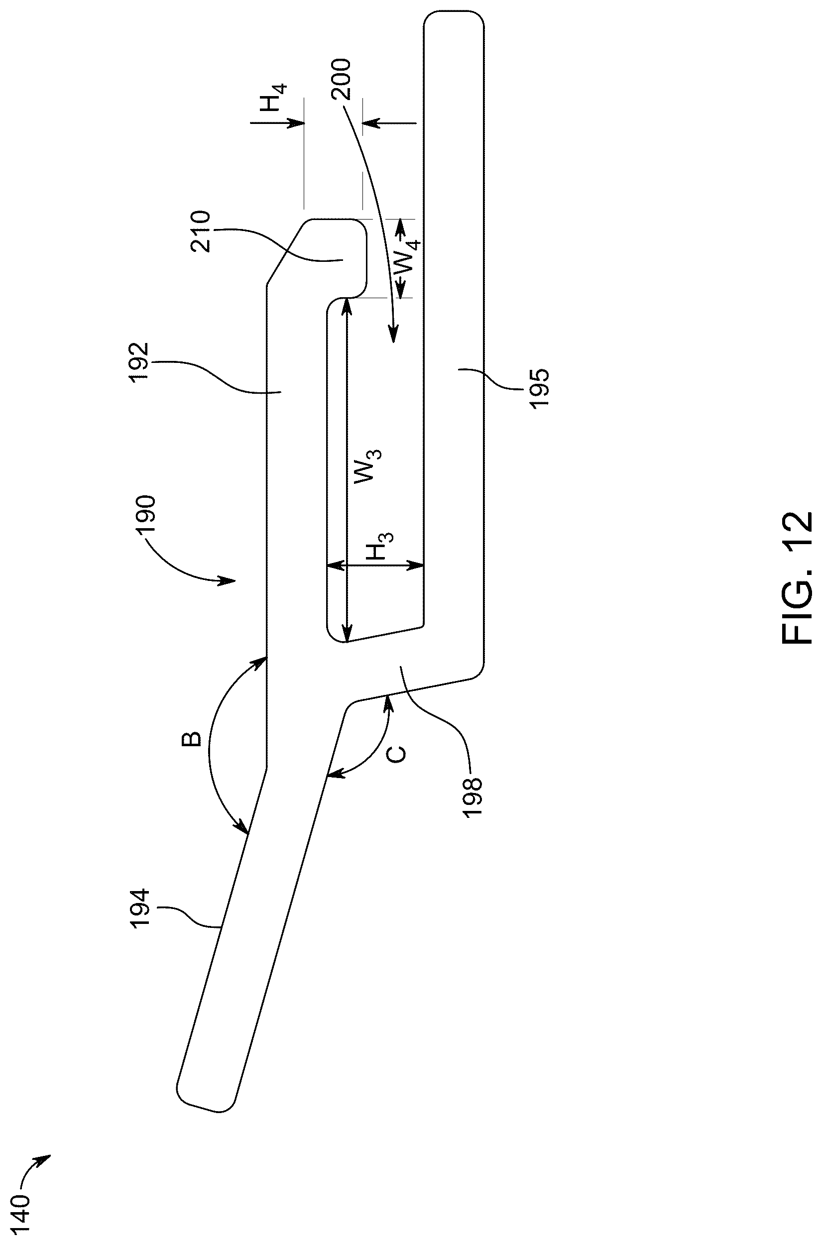 Patent US12098551 Figure 12 – Modular assemblies for gutter guard systems with customizable main bodies