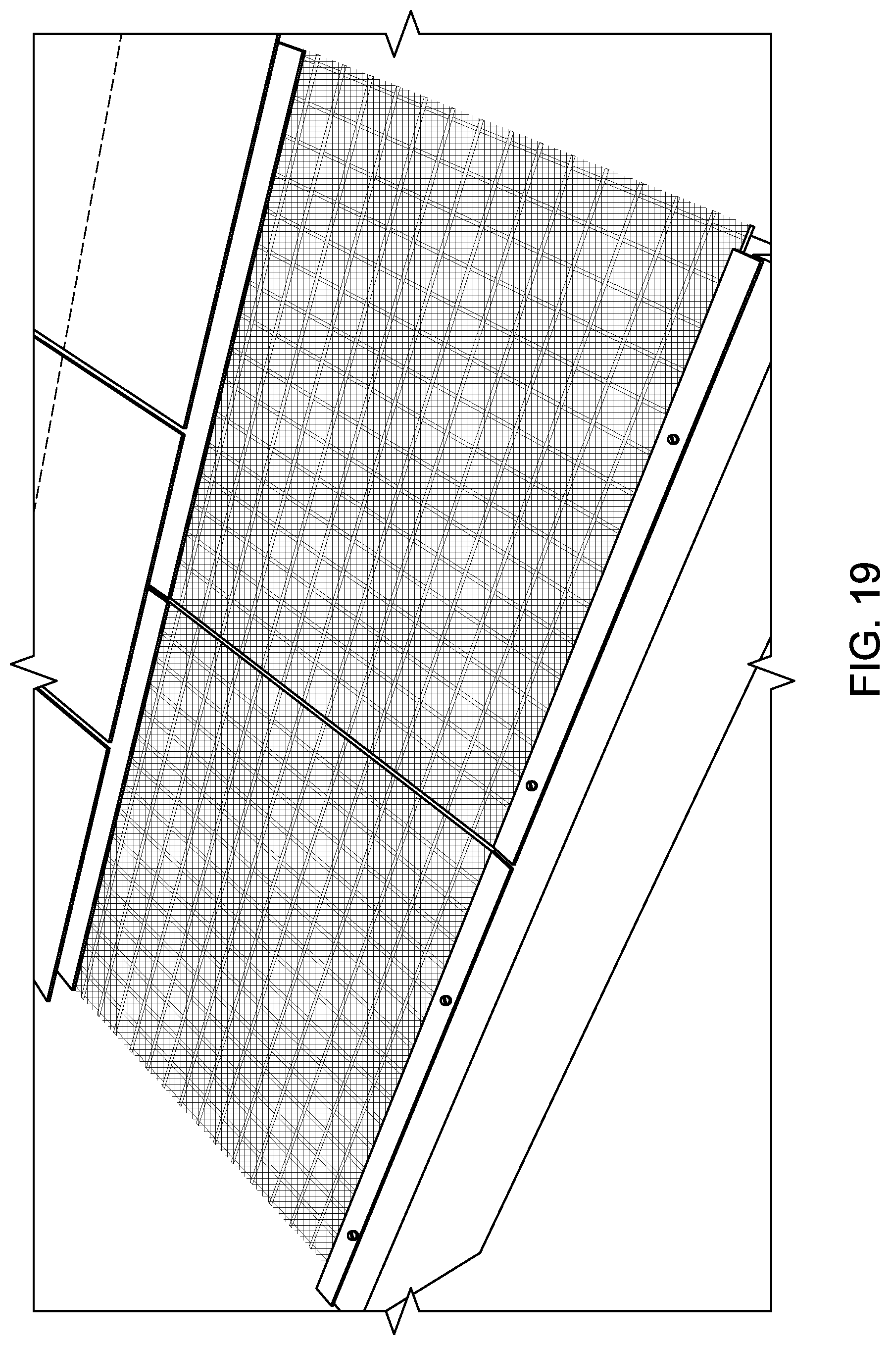 Patent US12098551 Figure 19 – Modular assemblies for gutter guard systems with customizable main bodies