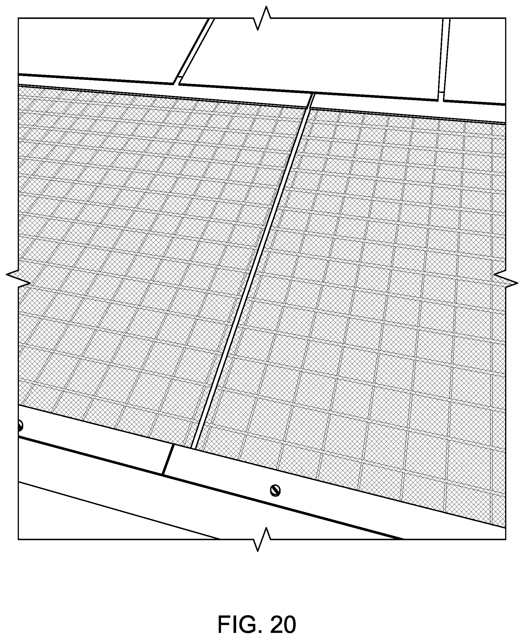Patent US12098551 Figure 20 – Modular assemblies for gutter guard systems with customizable main bodies