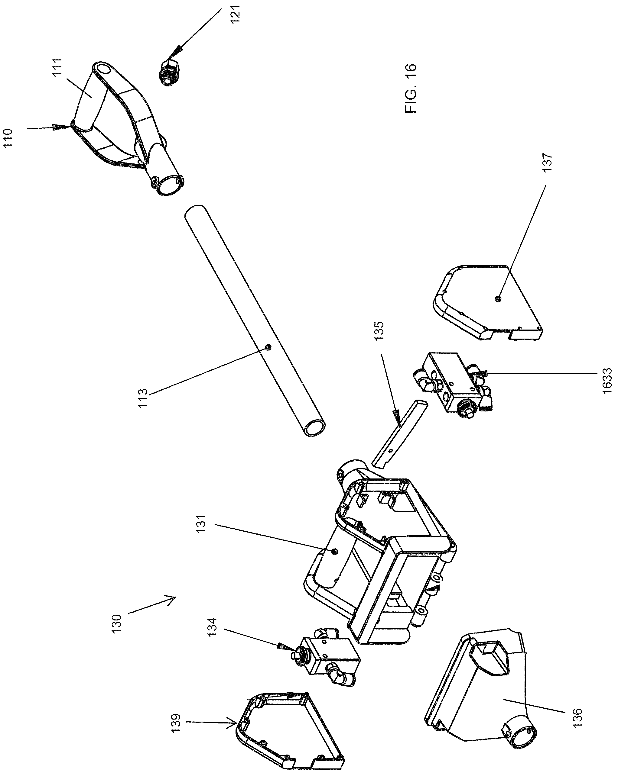 Patent US12098552 Figure 8 – Power tool system and method for removing roof shingles