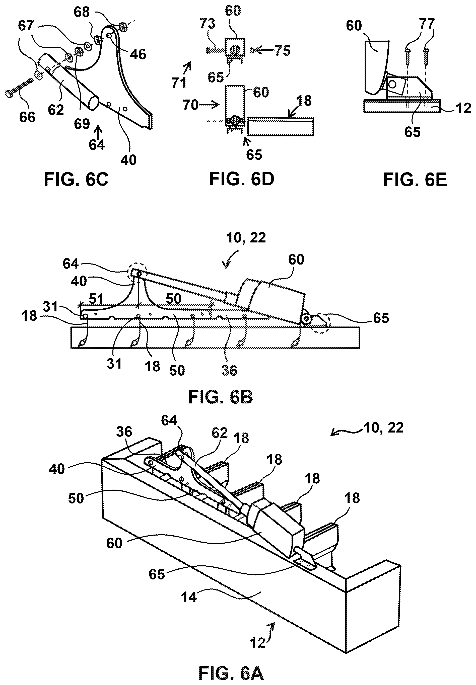 Patent US12098553 Figure 6 – Panel coupling and rotation system