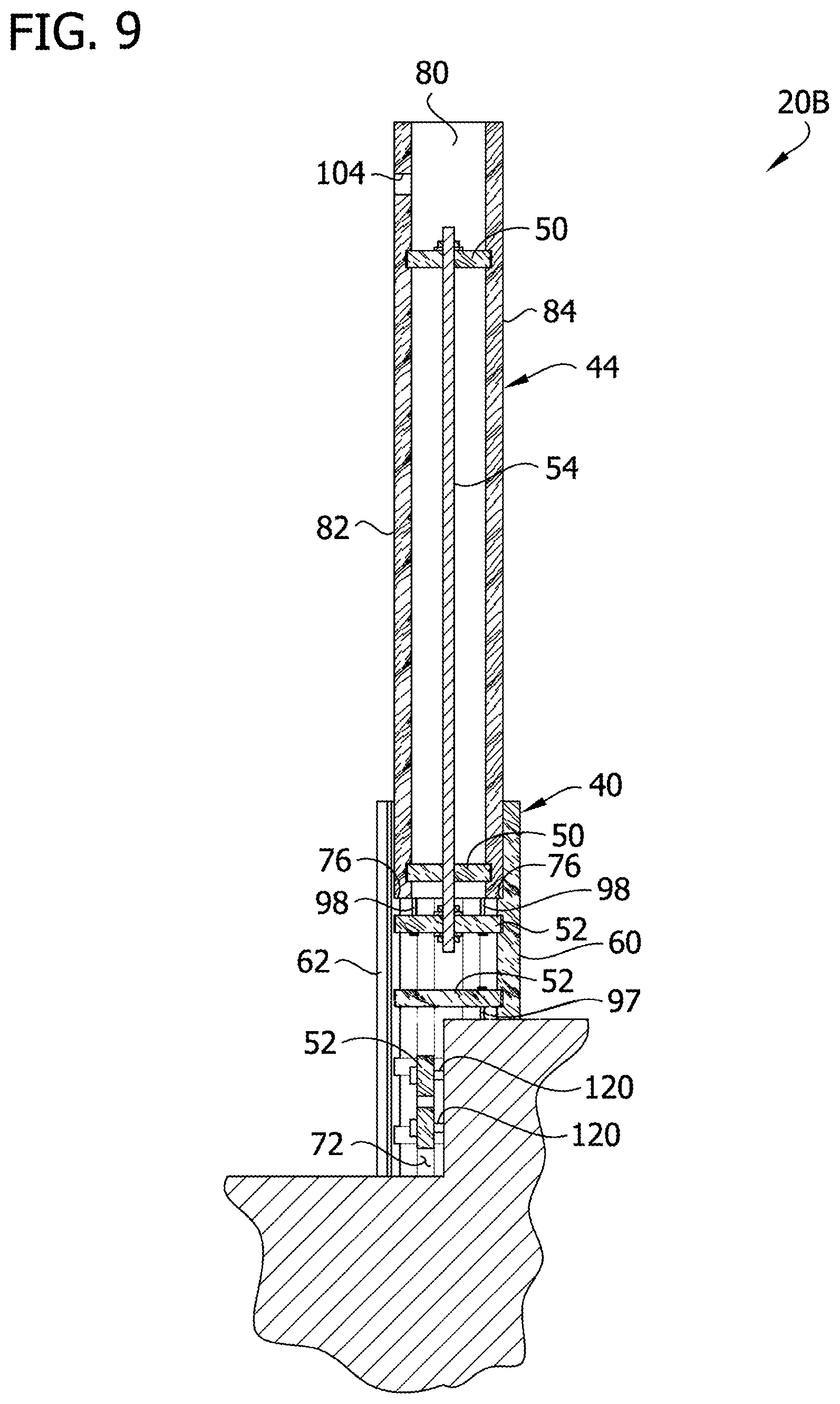 Patent US12098555 Figure 9 – Hand rail system and associated components and methods