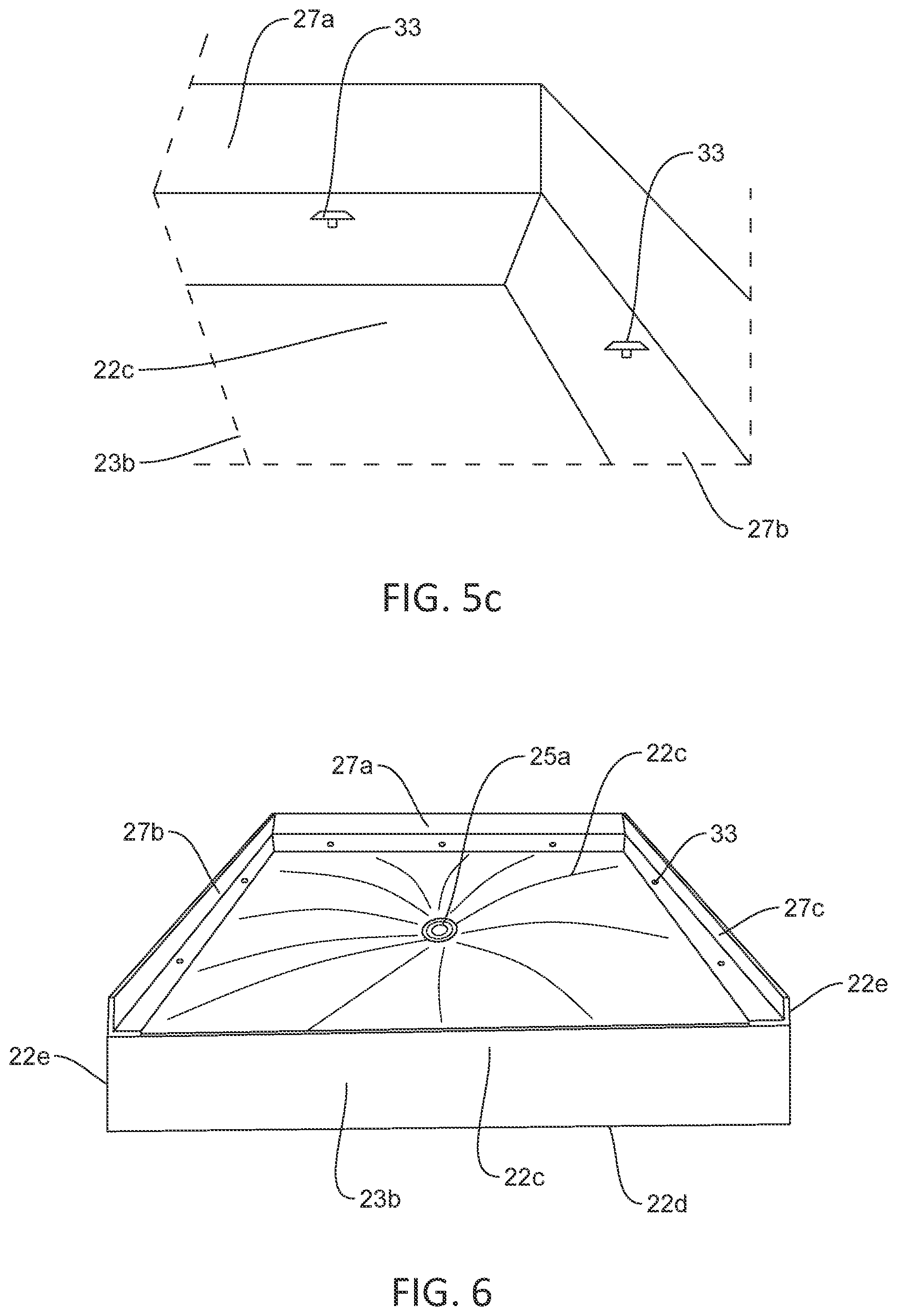 Patent US12098556 Figure 8 – Shower tray and wall panels