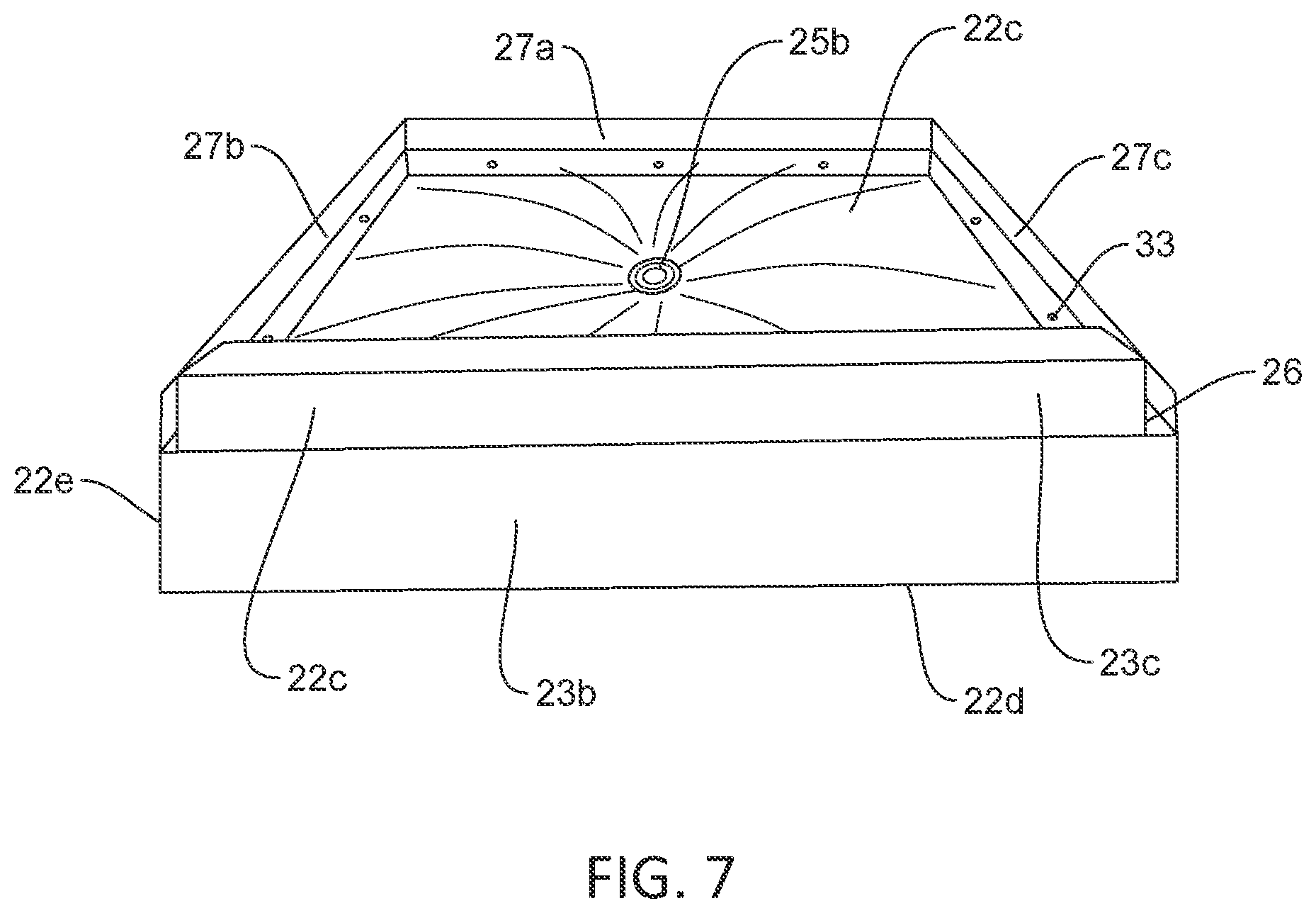 Patent US12098556 Figure 9 – Shower tray and wall panels