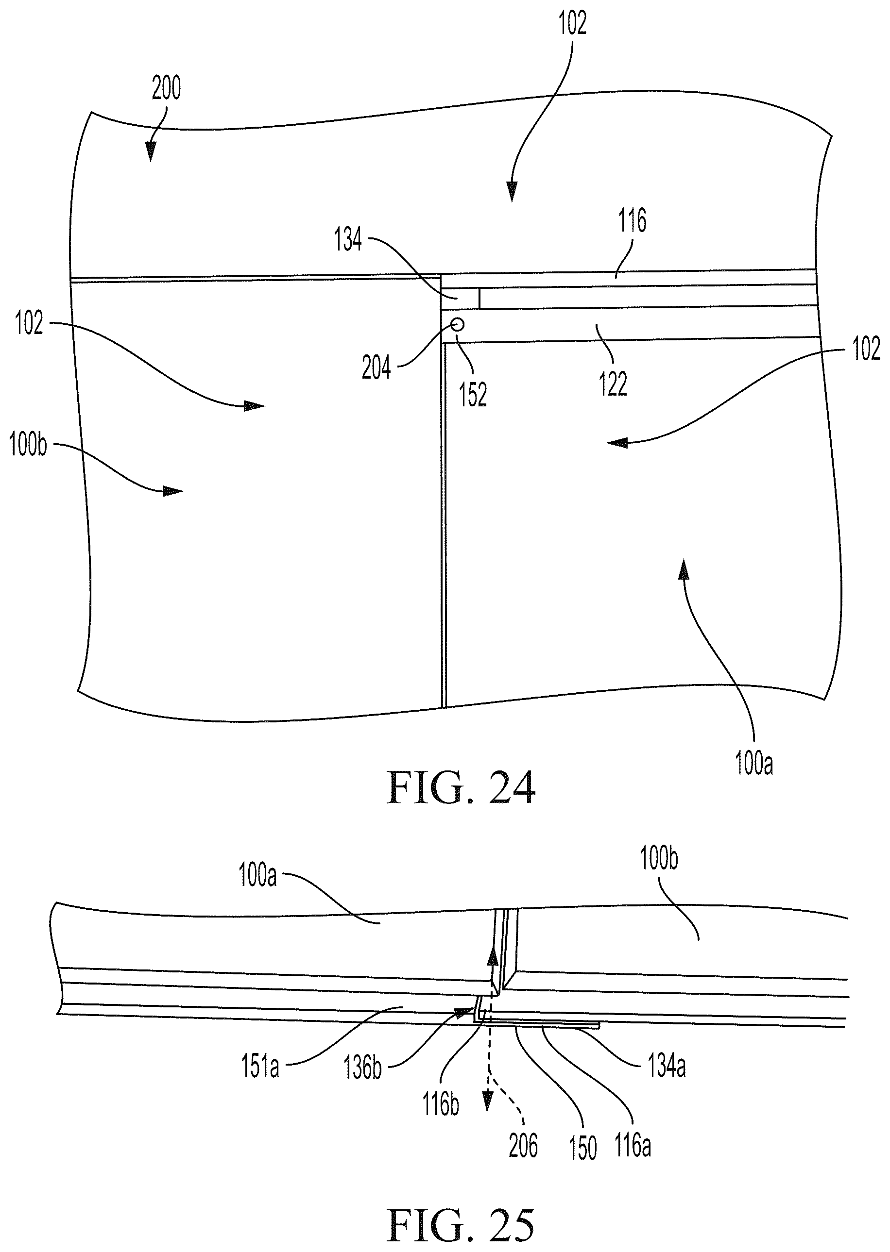 Patent US12098559 Figure 18 – Panel locking system and panels therefor