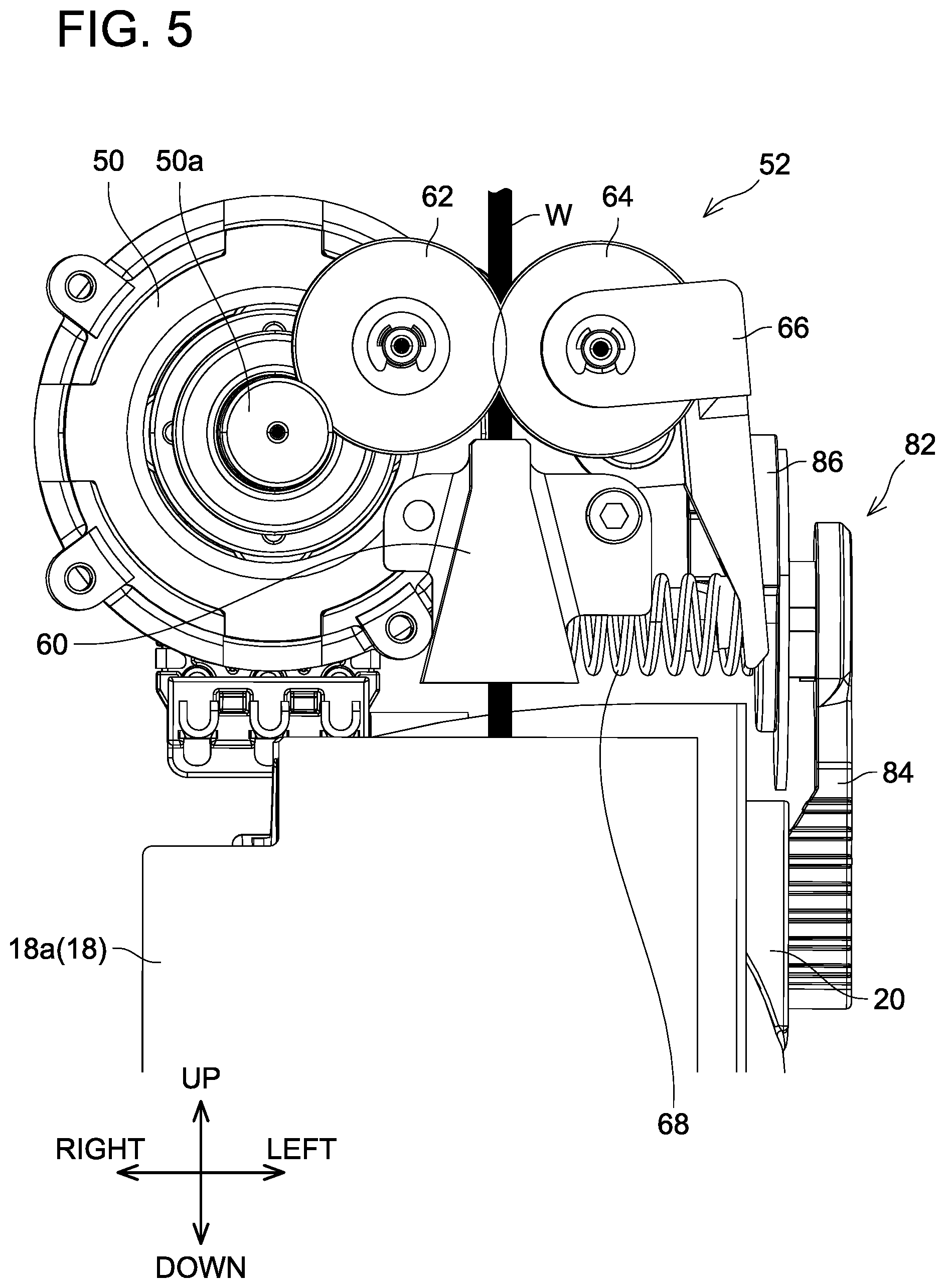 Patent US12098560 Figure 5 – Rebar tying tool